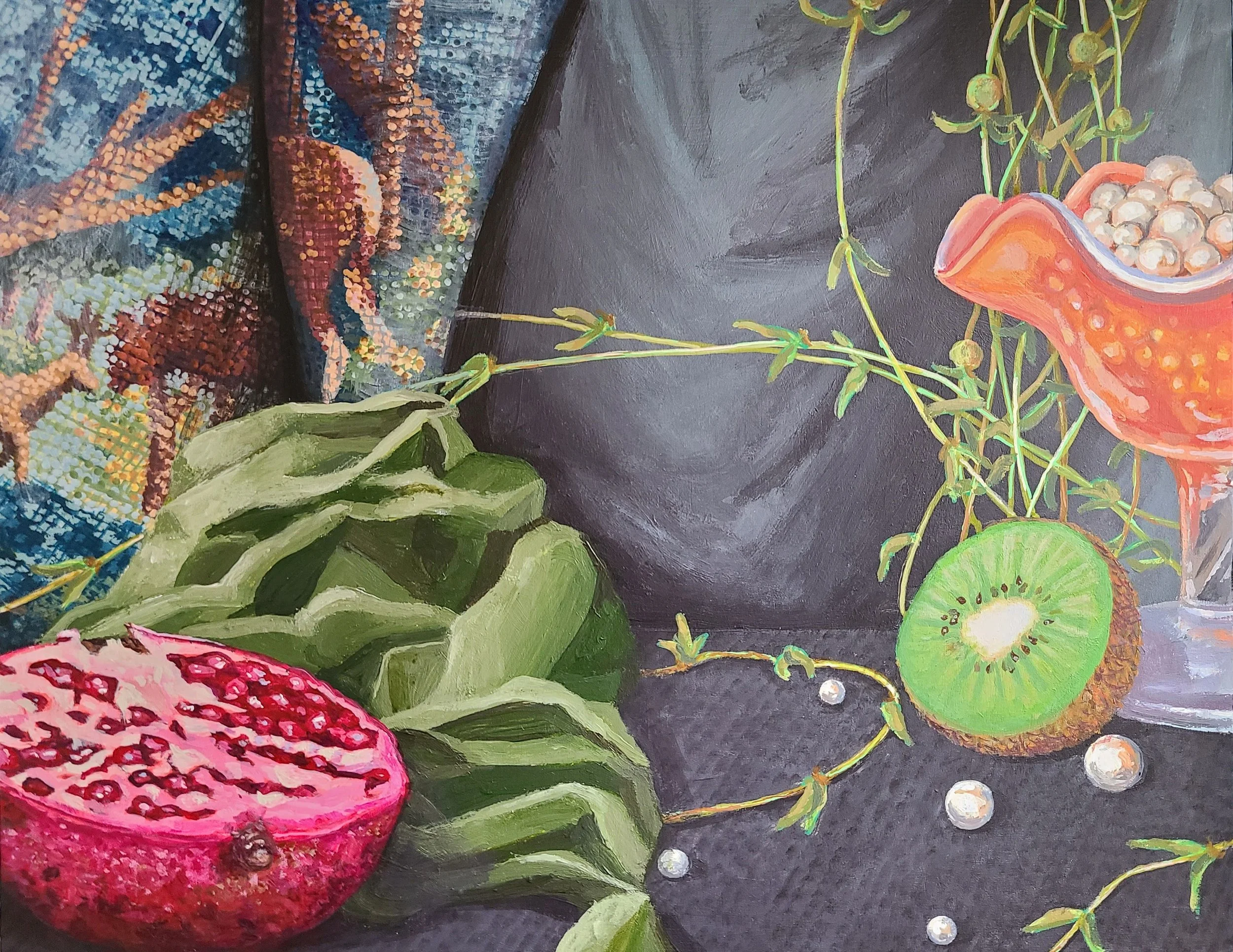 Still Life - acrylic on wooden panel - 8x10 in. 2024