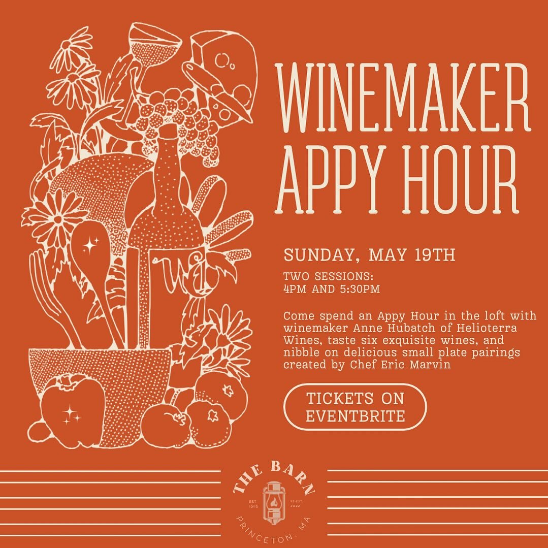 Looking for a gift for a Mom that loves wine and doesn&rsquo;t need more stuff? Take her on a date to sip wine, eat some yummy apps, and meet a winemaker! 

Here are the deets: Anne Hubatch of Helioterra Wines located in Portland Oregon will be spend