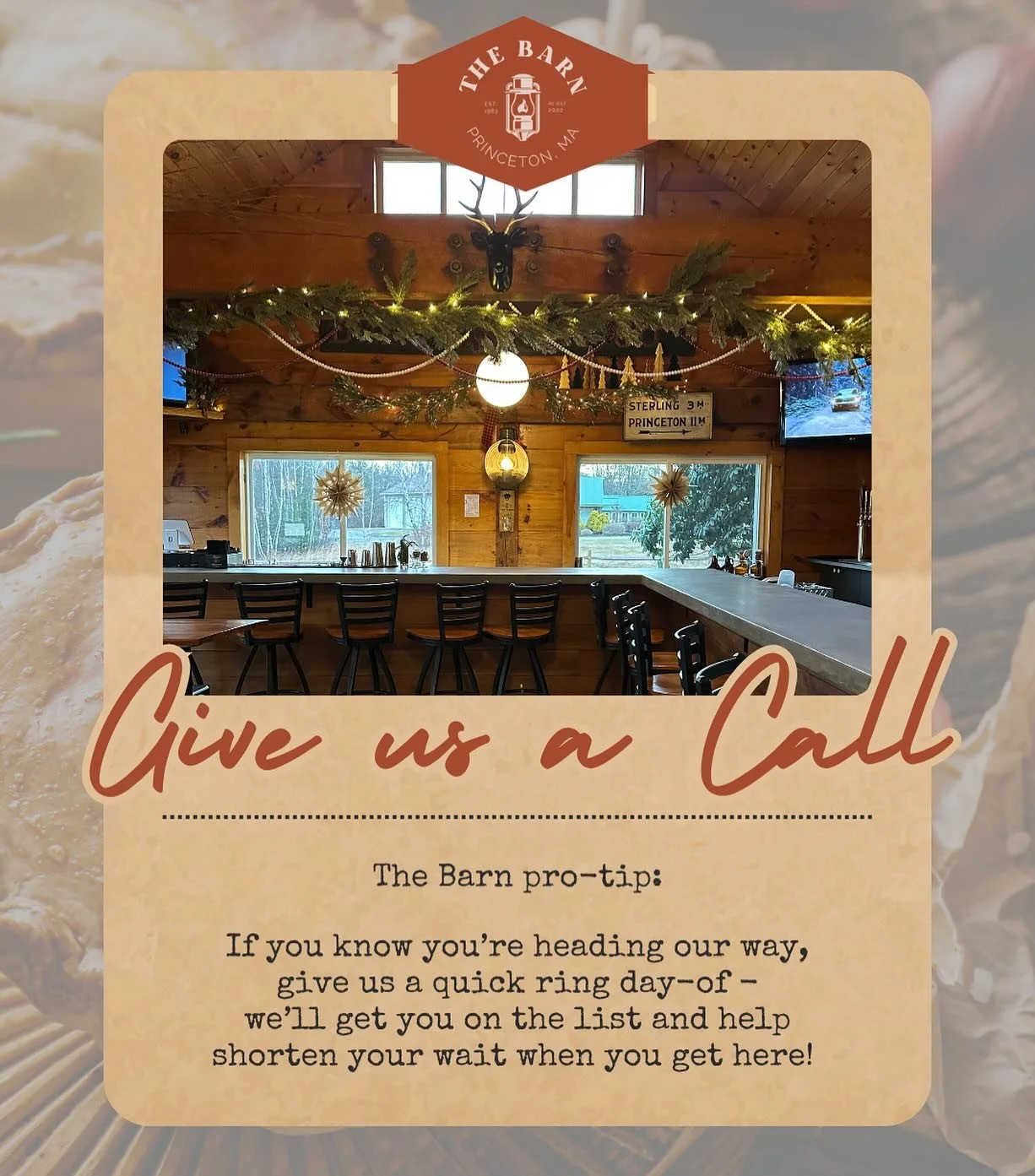 The holidays are right around the corner, and our cozy little loft is in high demand! Between private events and holiday gatherings, the space is booked many nights through the season - which means it won&rsquo;t be always available as a waiting area