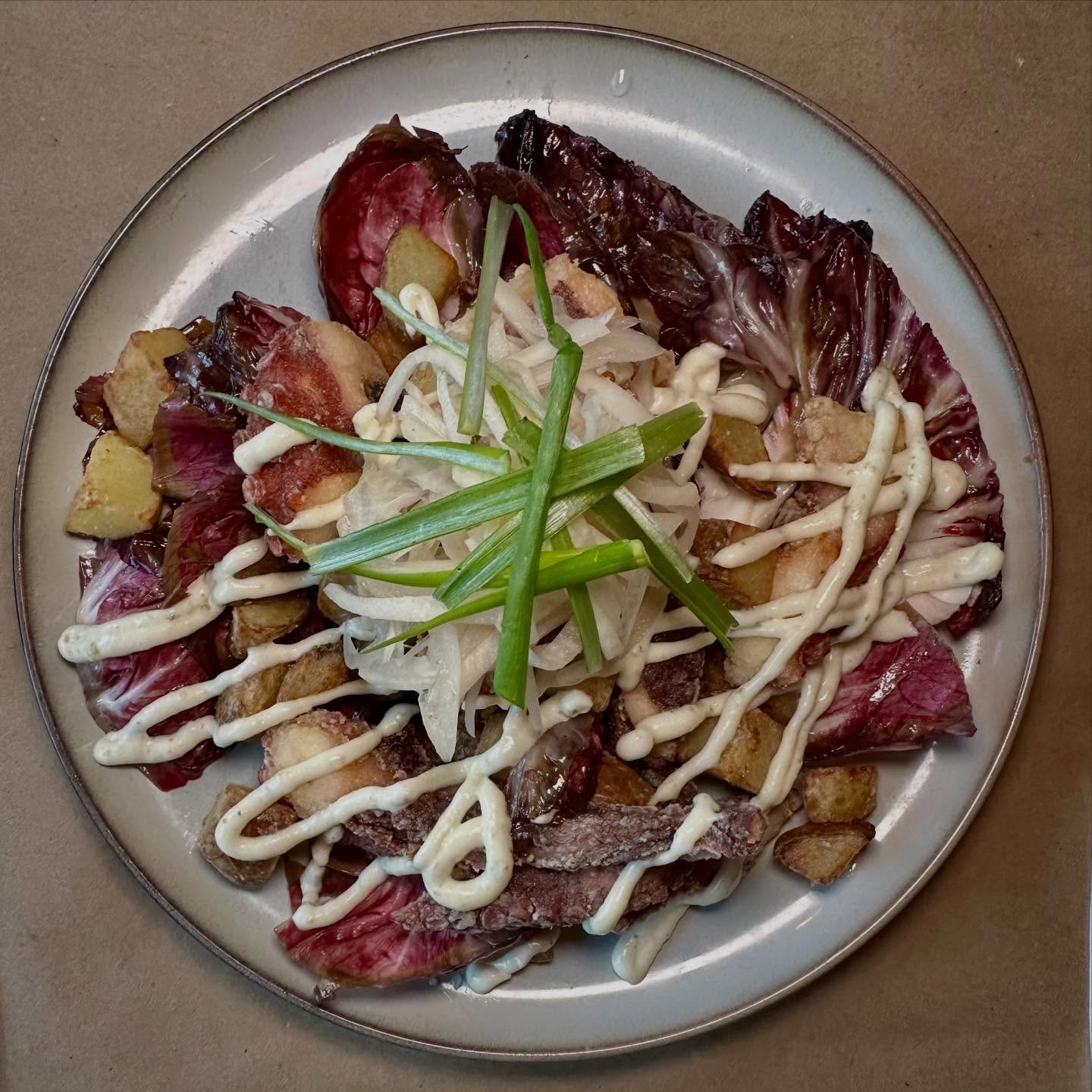 Specials | 12/4 - 12/7

🦆 Duck Breast
Pan-seared duck breast with polenta fris&eacute;e salad in a red wine&ndash;blueberry sauce.

🐙 Pulpo Frito
Crispy fried octopus with patatas bravas, charred radicchio, pickled kohlrabi, and preserved citrus.

