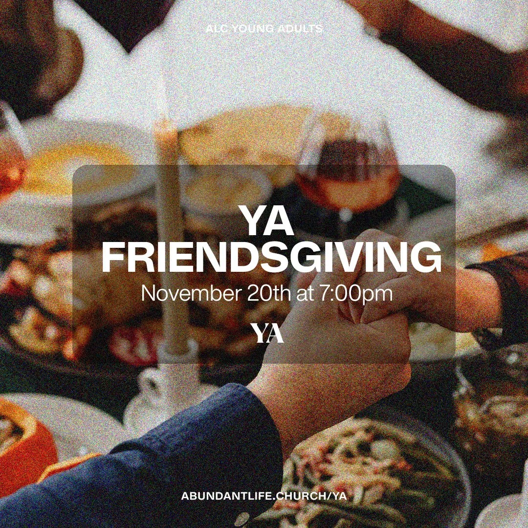 YA Friendsgiving Dinner
