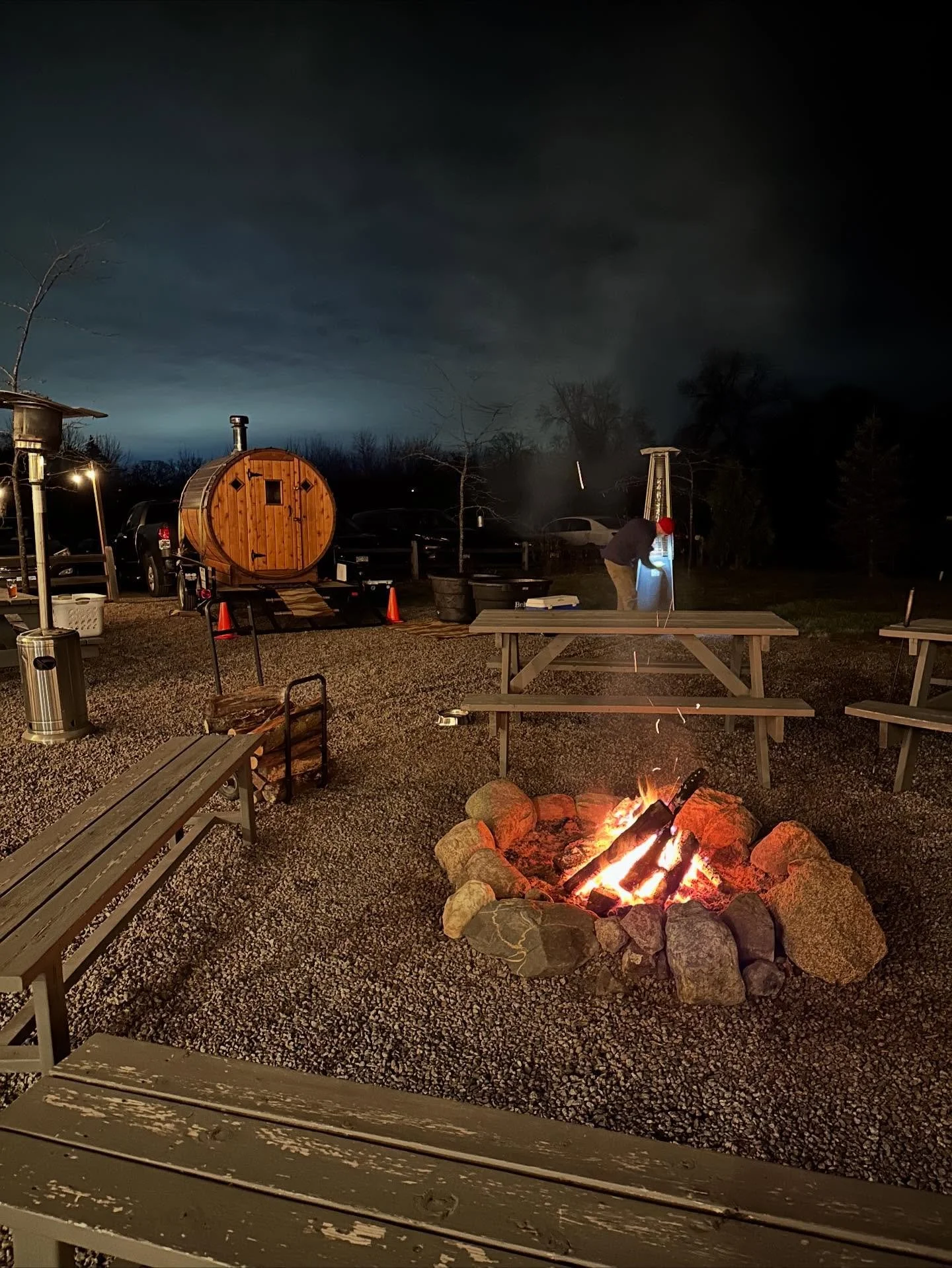 We&rsquo;re back in action for YS+IC with @shantiyogacentermn and @milkandhoneyciders! We love this community!