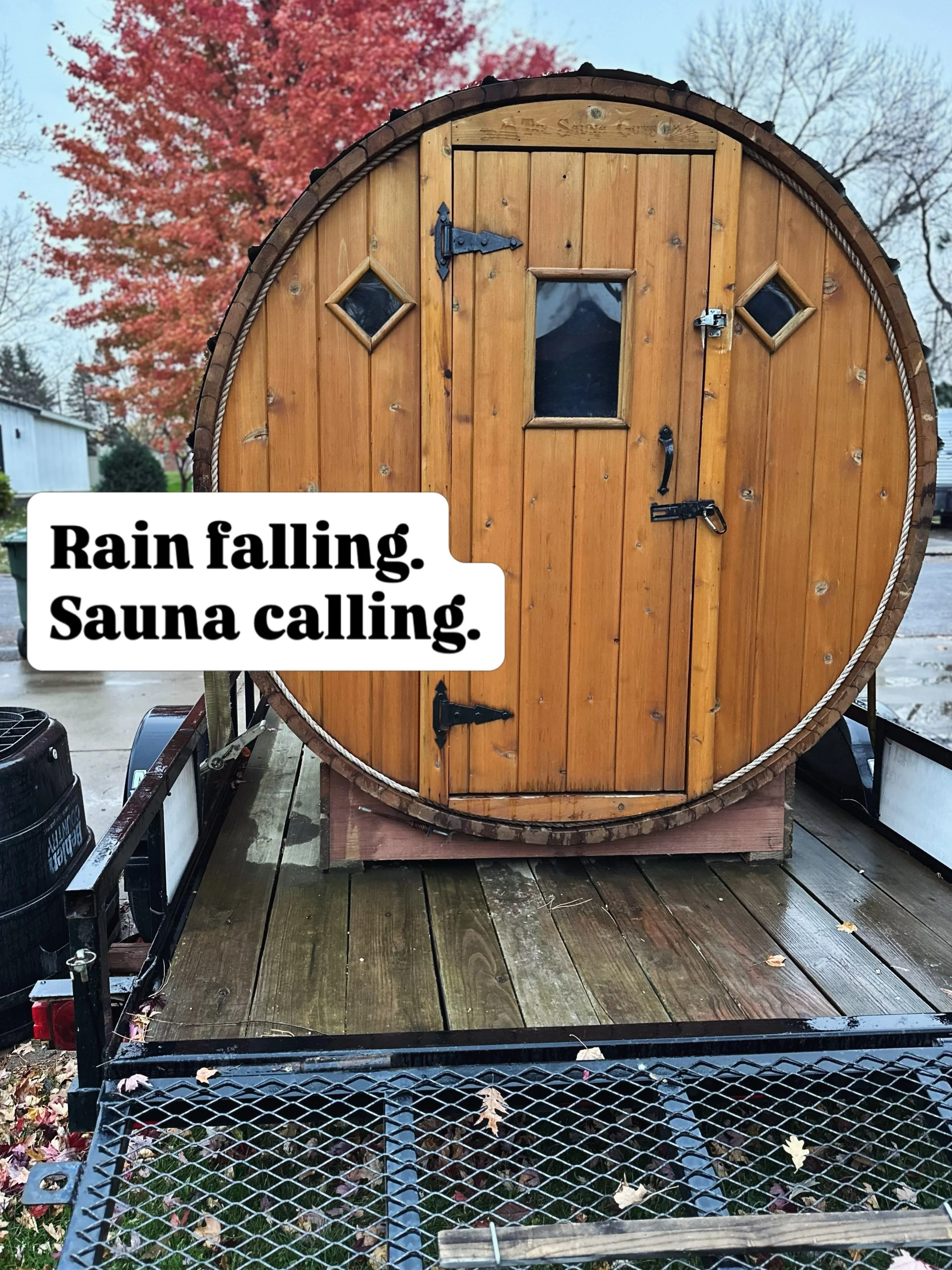 🍁🍁🍁We will always pick up.🔥

#ruggedwellnessmn #sauna #mobilesauna #fireandice🔥❄️
