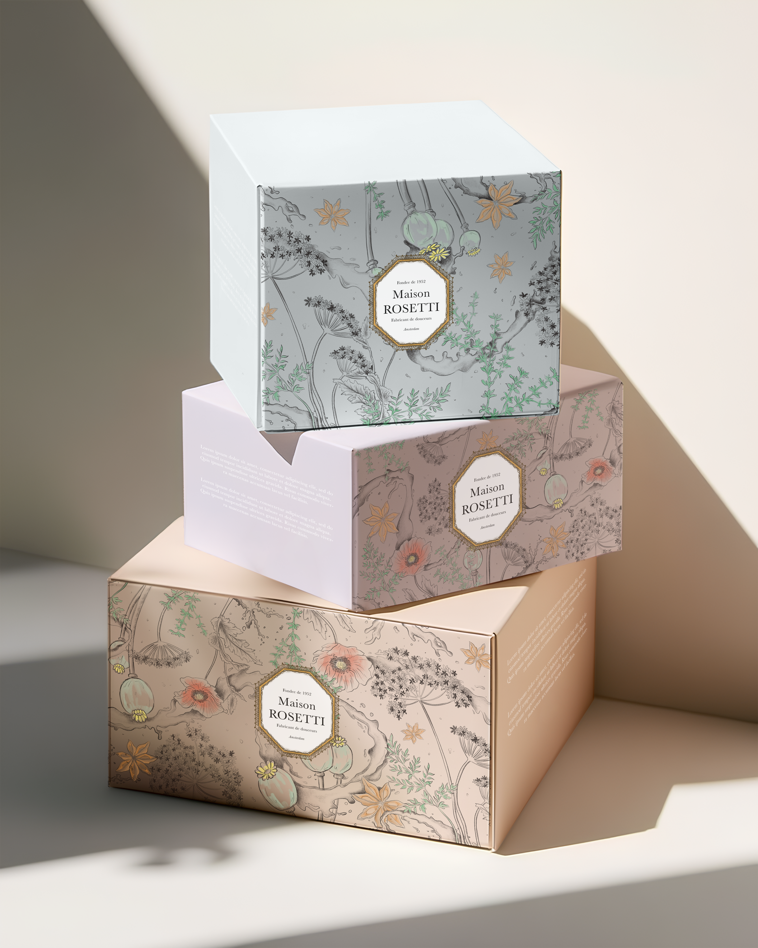 Maison Rosetti - Packaging and Branding design