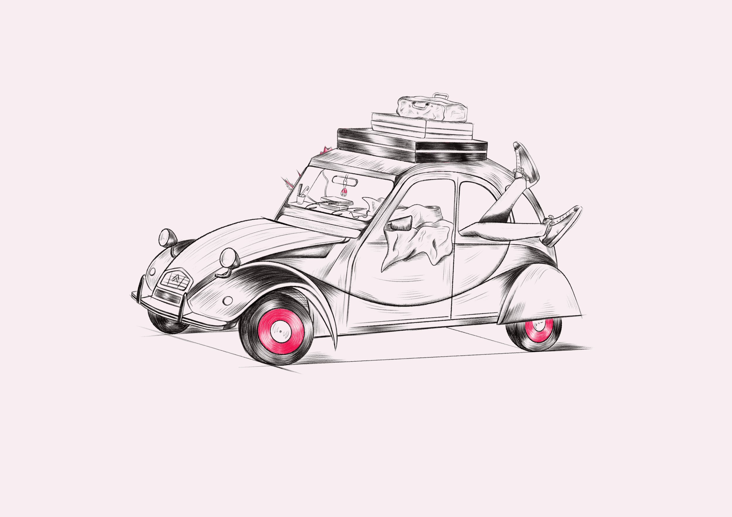 Lelijke eend potlood bloemen.gif