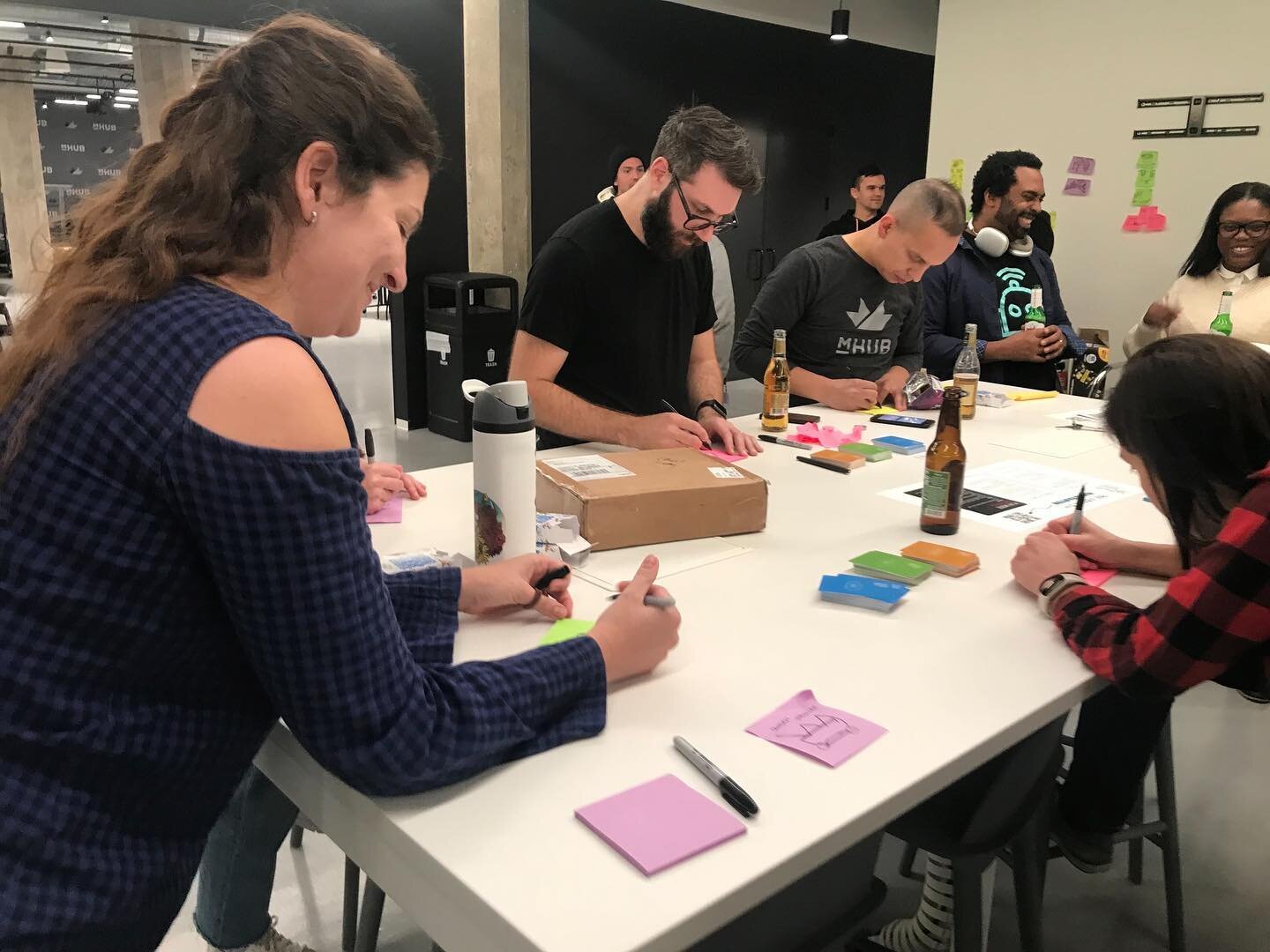 We had such a great launch party for the card game Bad Ideas! I loved seeing all the ideas that came out. Creativity is so much fun! Thanks to @mhubchicago for the use of the space. Pre-order the game by following the link in our bio
#kickstarter #de