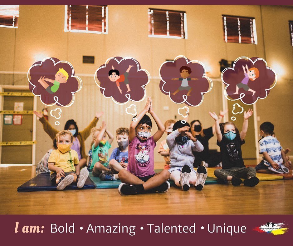 Summer break is almost over and we look forward to seeing everyone&rsquo;s smiling faces! In the meantime, remember, you are: bold &bull; amazing &bull; talented &bull; unique! #delaneywrightfineartspreschool #summerbreak #preschoolyoga #hollywoodpre