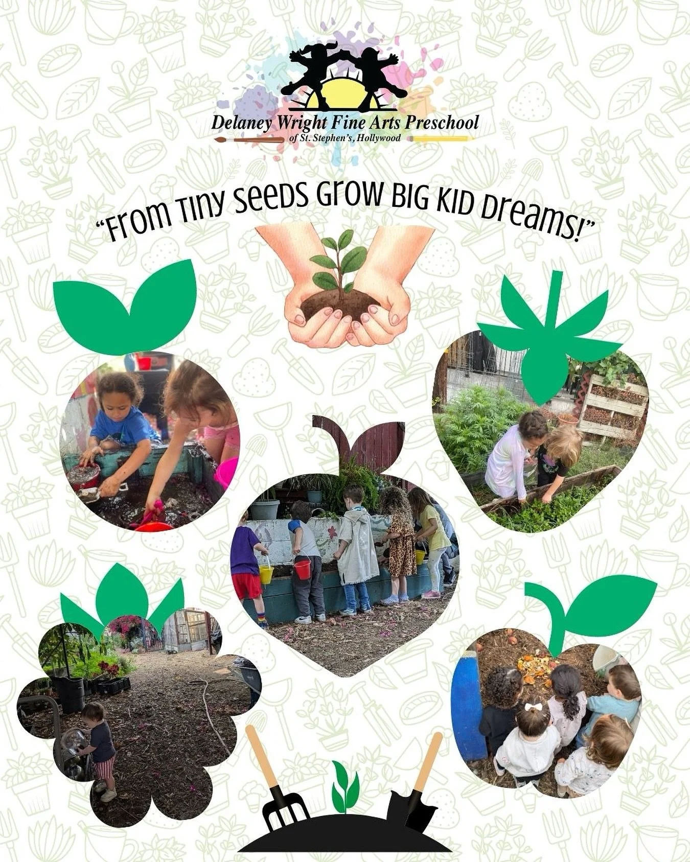 🌱✨ Every dream begins as a tiny seed. Here at Delaney Wright Fine Arts Preschool, we gently water those seeds with creativity, kindness, and wonder. Day by day, we watch little hands grow steadier, little voices grow braver, and little hearts grow b