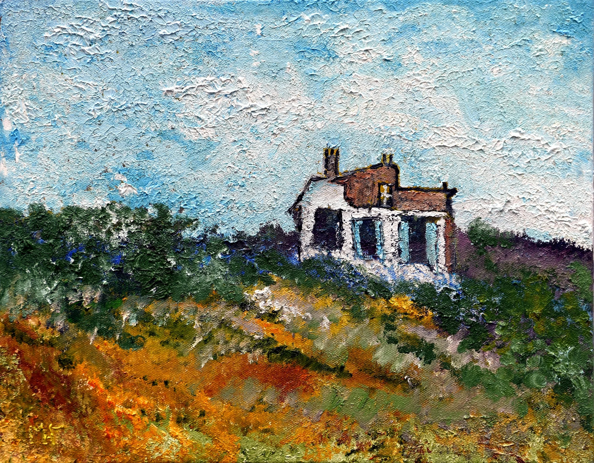 217 Street, Oil on Canvas,  11" x 14",  @ 2022