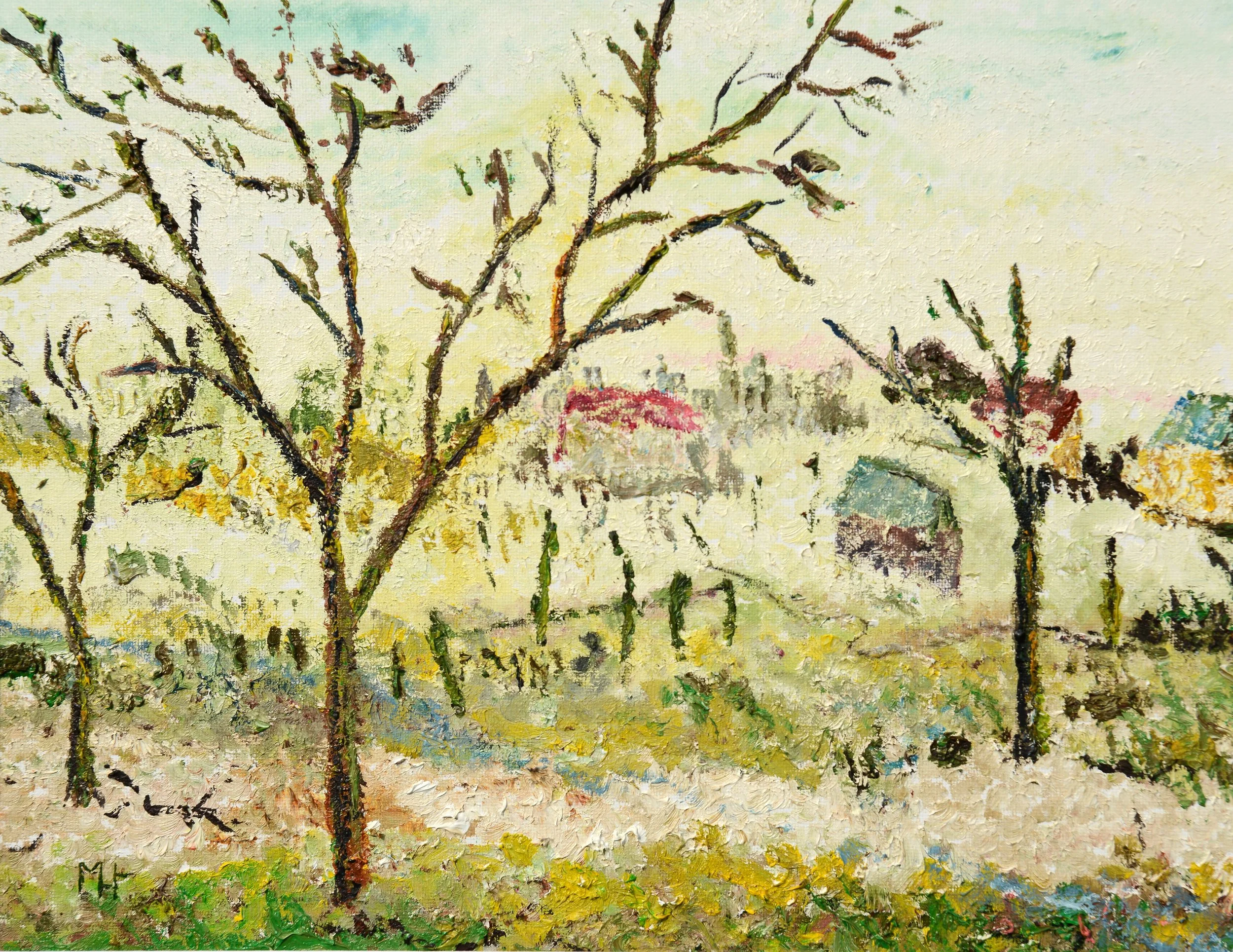 Suburbia, Oil on Art Board, $200
Art Board:  11” x 14” 
Mat:  16” x 20”
Frame:  20 ½ " x 24 ½ "
@ 2026 