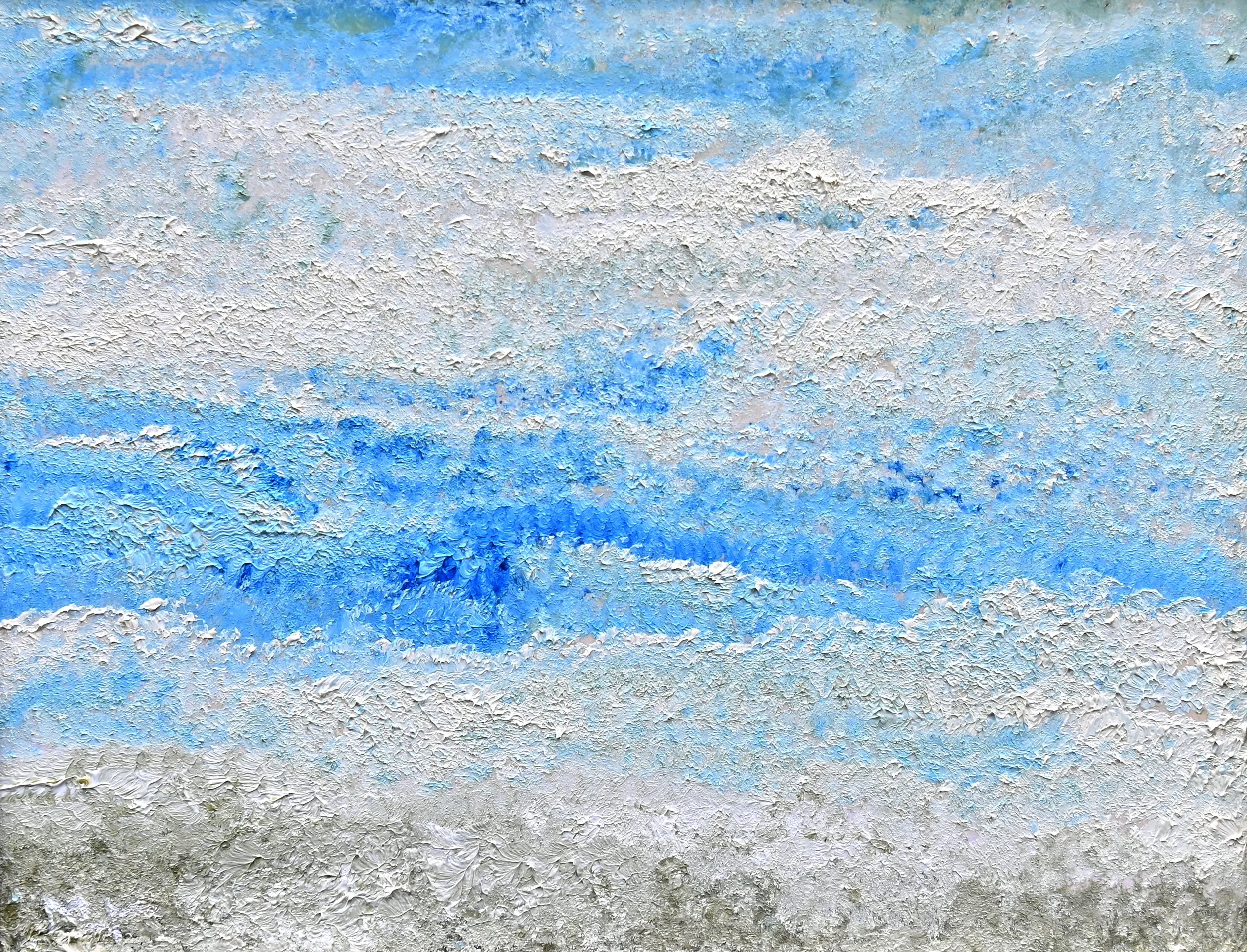 Lakeside Morning Fog, Oil on Art Board, 8" x 10" in a  11" x 13" Frame  $60  @ 2025