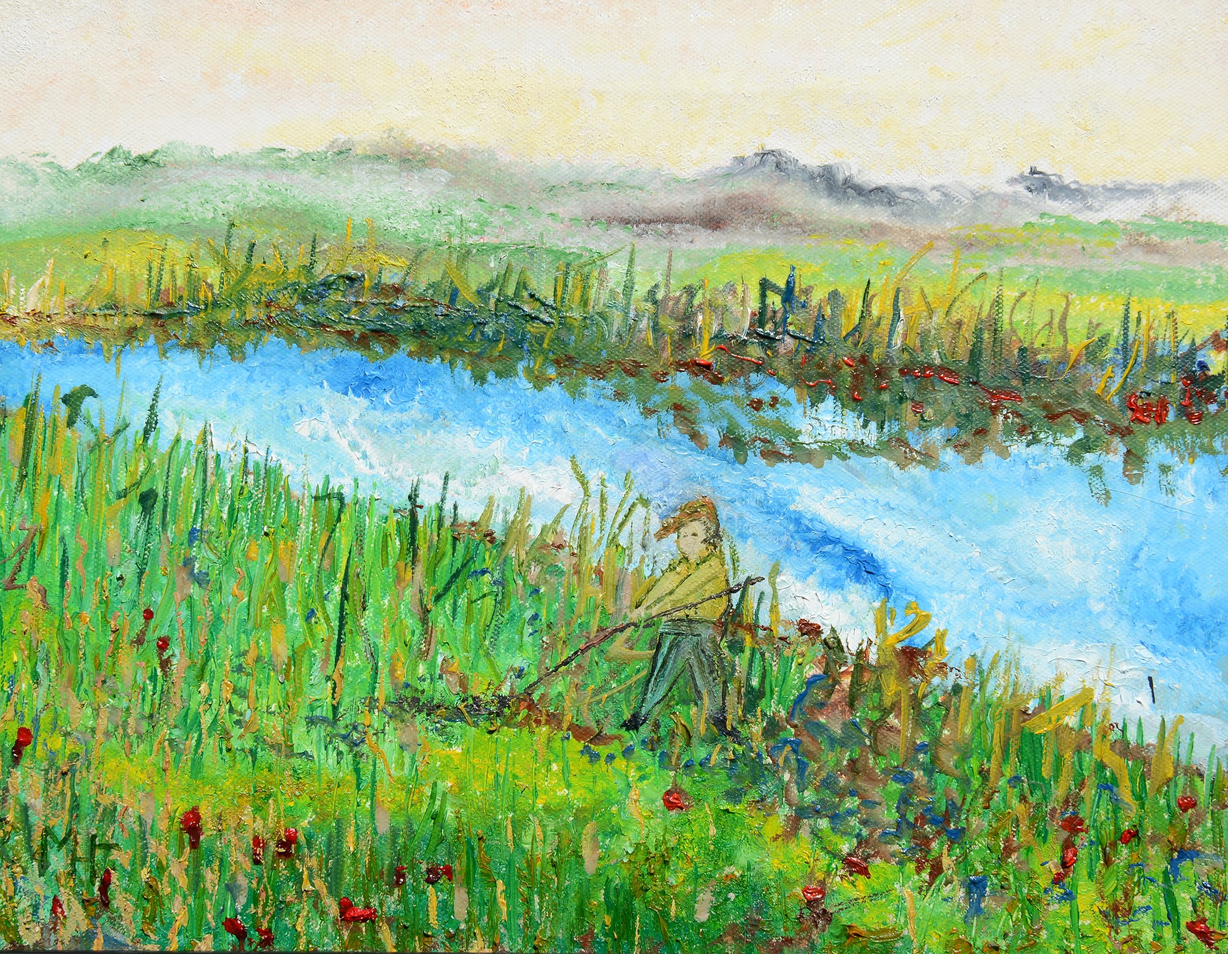 The Slough, Oil on Canvas, 11" x 14"  $120 @ 2026