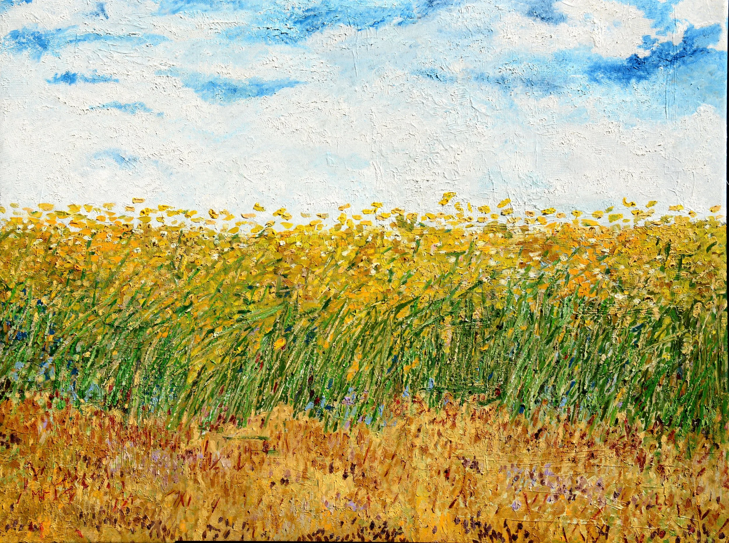 Lincoln County... Oil on Canvas... 
46 1/2" X 35 1/2"... $2065... @ 2022 