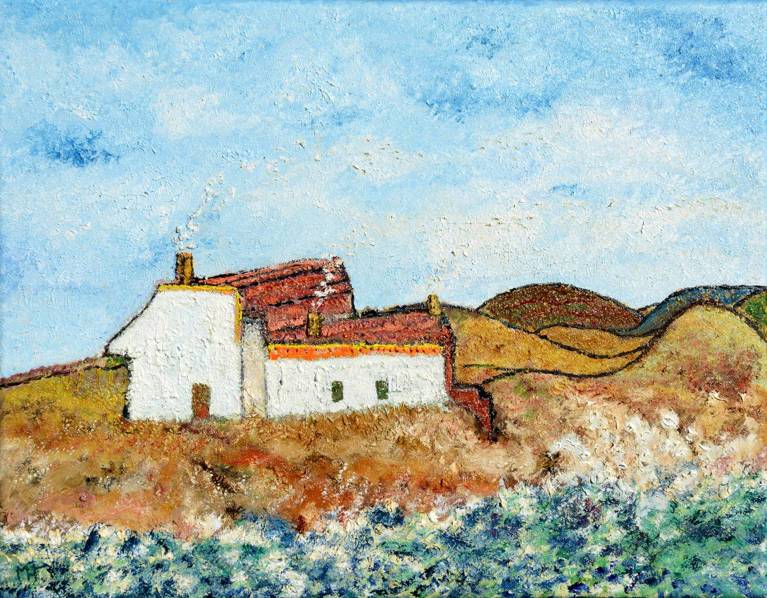 The Dunes, Oil & Varnish on Canvas, 14" x 18"  $315  @ 2026