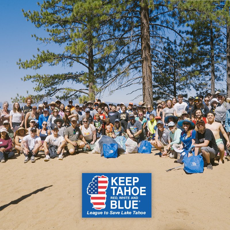 12th Annual Keep Tahoe Red, White, and Blue Beach Cleanup – July 5, 2025