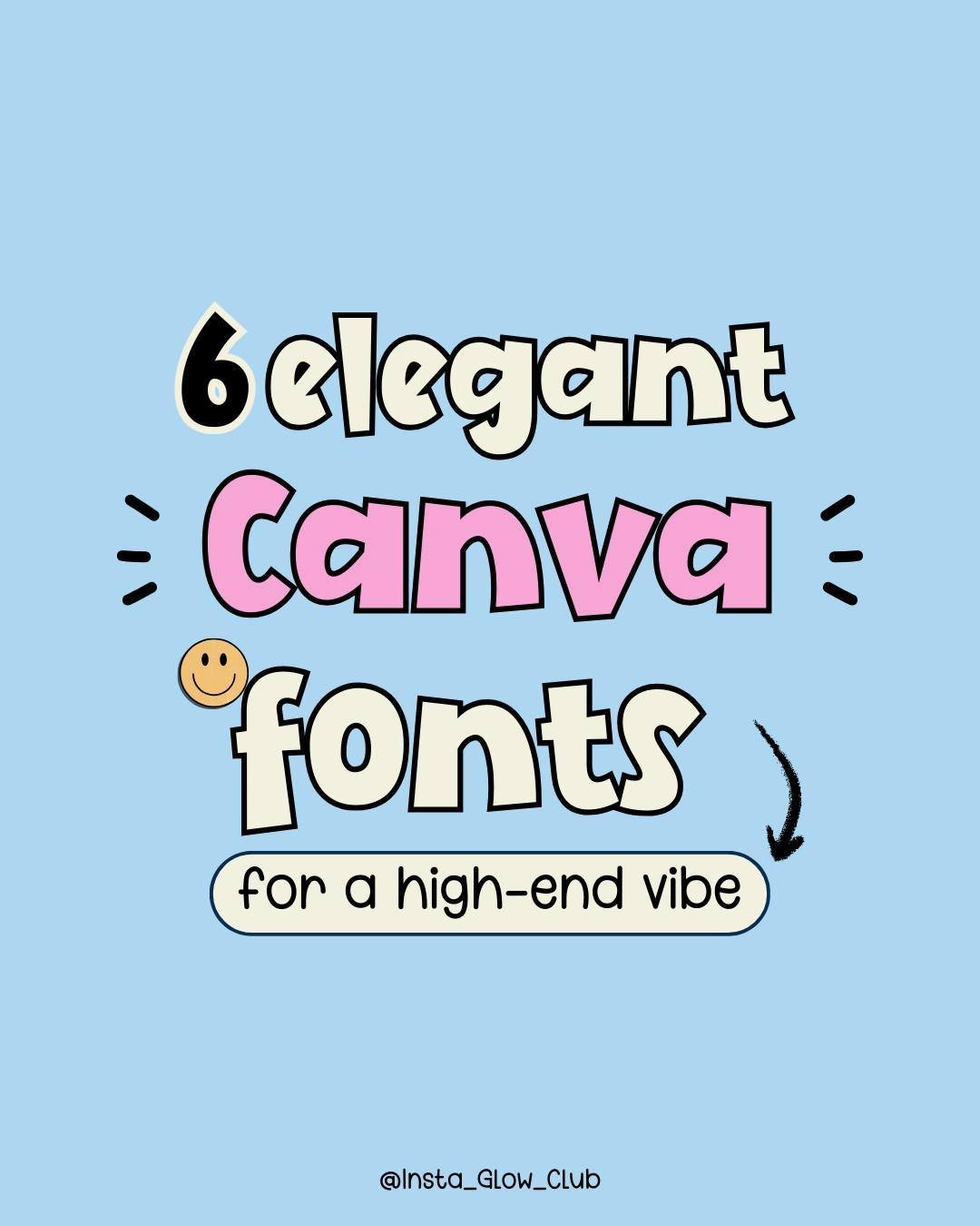 You guys LOVE a Canva font post so here's another one for you! 🙌 Looking for a luxe vibe for your brand or next design? Try these elegant fonts out, they're giving editorial, high-end sophistication and are super aesthetic ✨

Which one is your favou