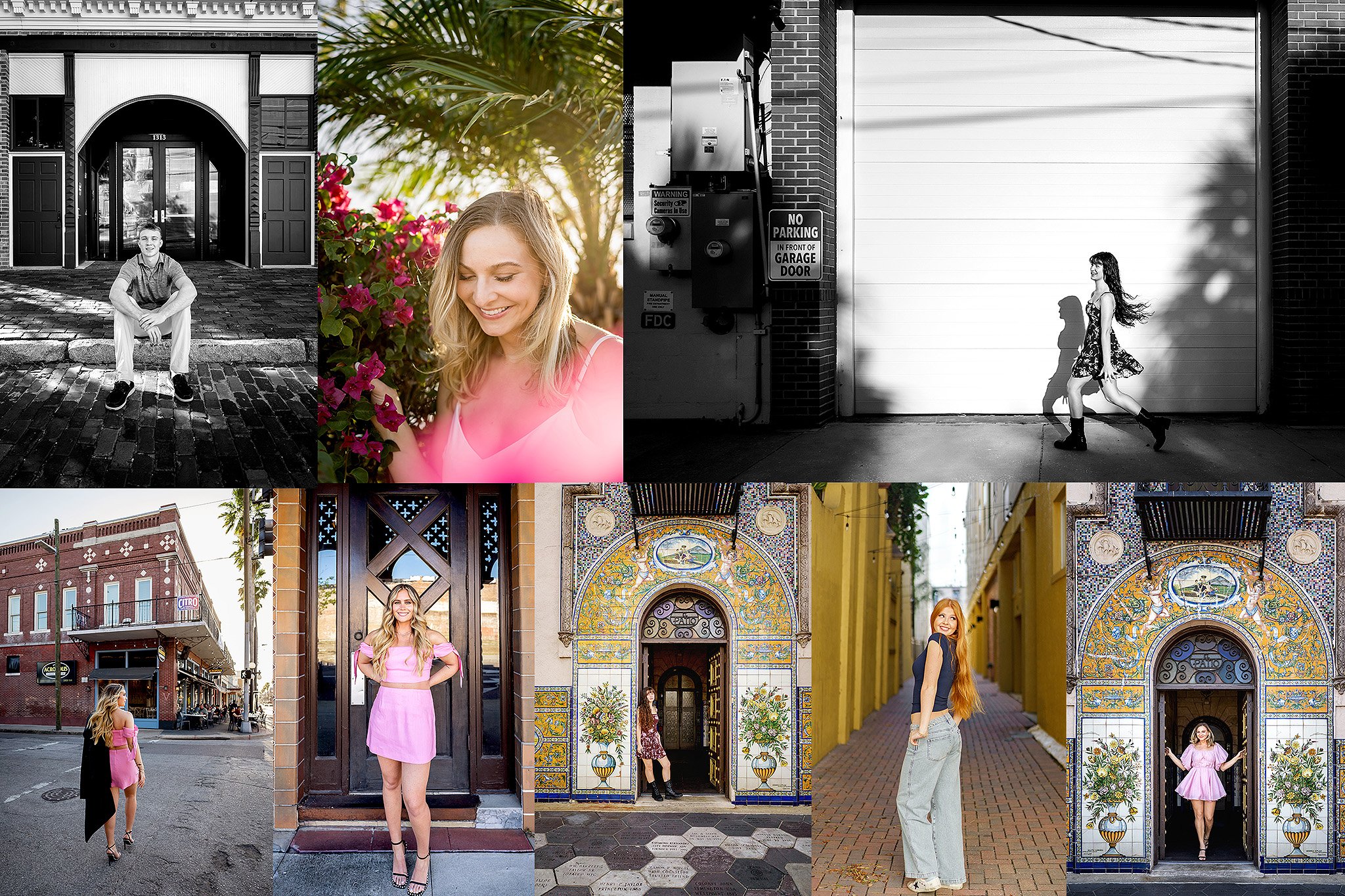Ybor City urband senior pictures tampa