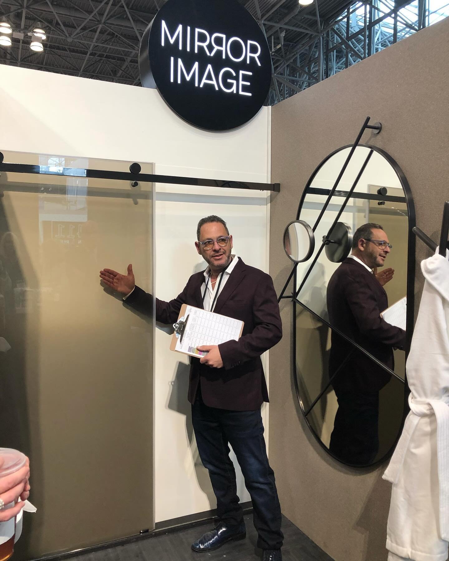 New collections from @mirrorimagehospitality debut at BDNY 2024. Fully customizable shower doors, hardware, and decorative glass offer new style options for your next commercial project in 2025.