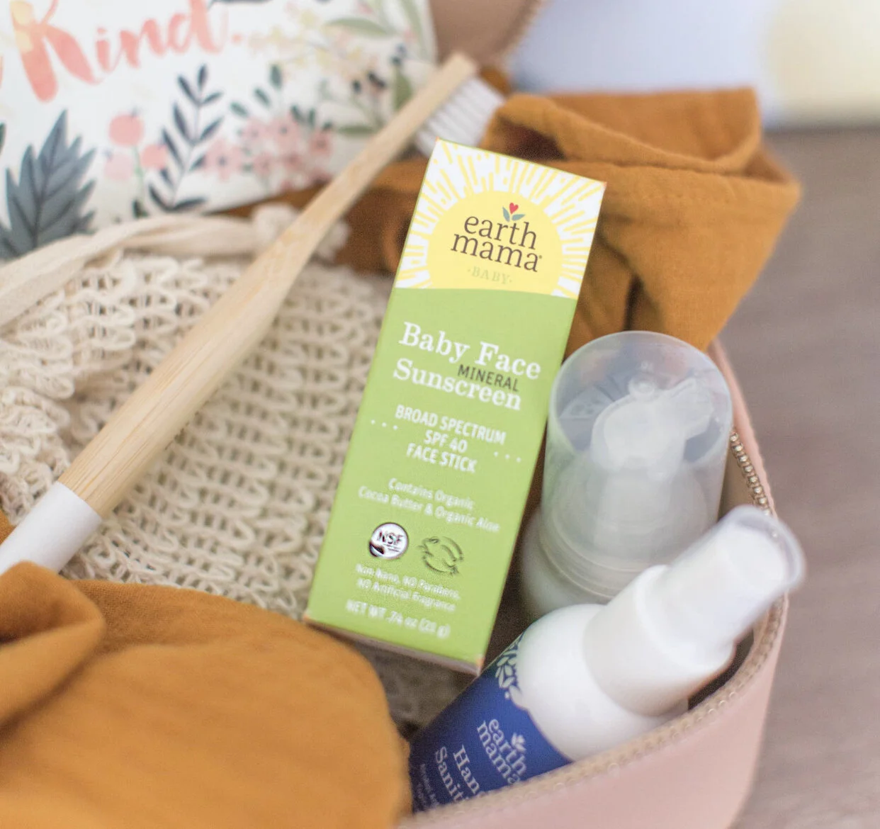 Earth Mama Baby Face Mineral Sunscreen Face Stick SPF 40