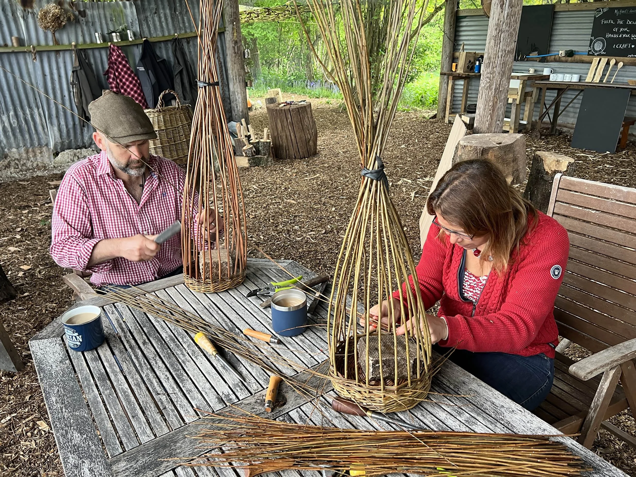 What are different types of baskets made in Basket weaving? Berry