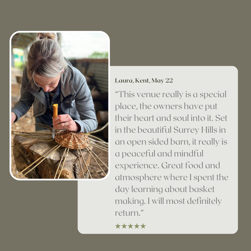 Laura basket testimonial joy farms craft woodcarving art surrey web.png