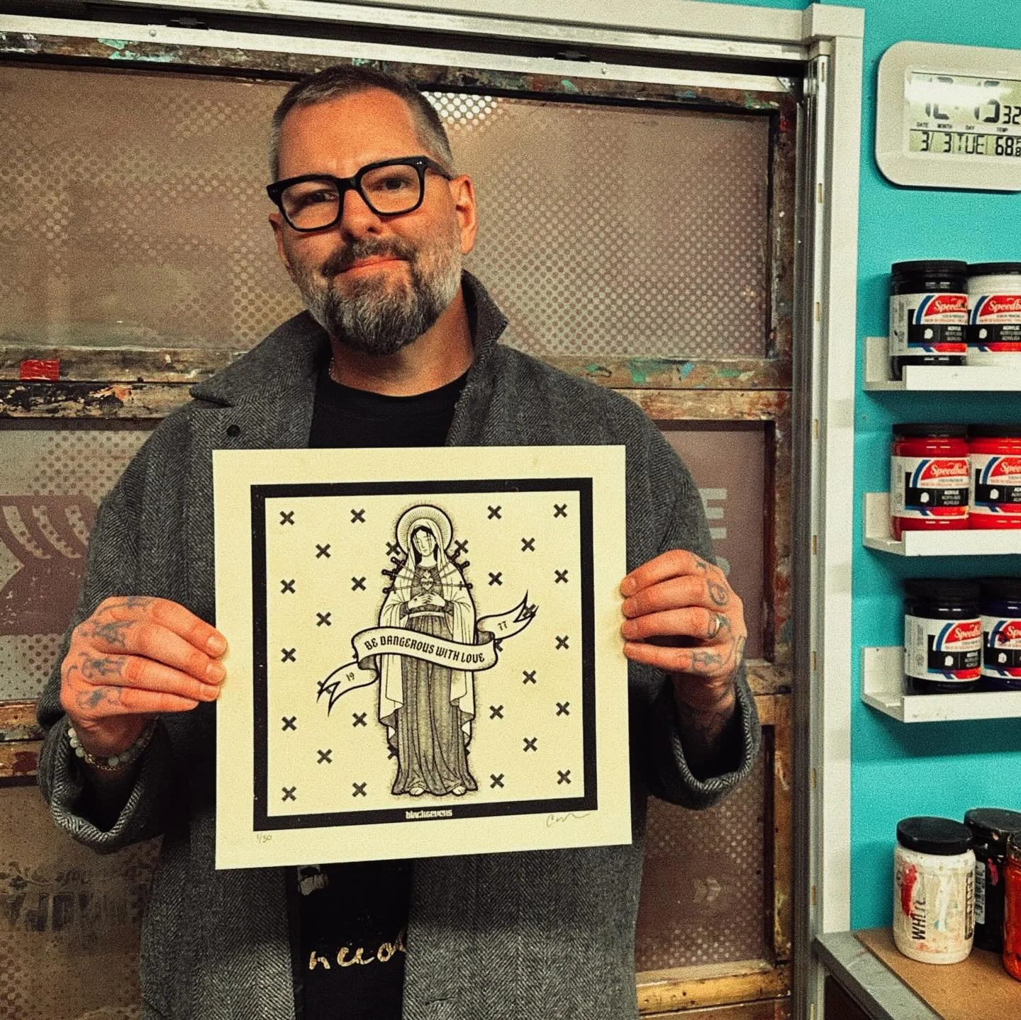 This weekend, the VOLUME art show takes place. Fifty Colorado artists donated one-color images, reproduced as limited-edition screen prints for VOLUME: Screen Prints with Purpose. The exhibit, held at @bluetilegallery during Mo&rsquo;Print, supports 