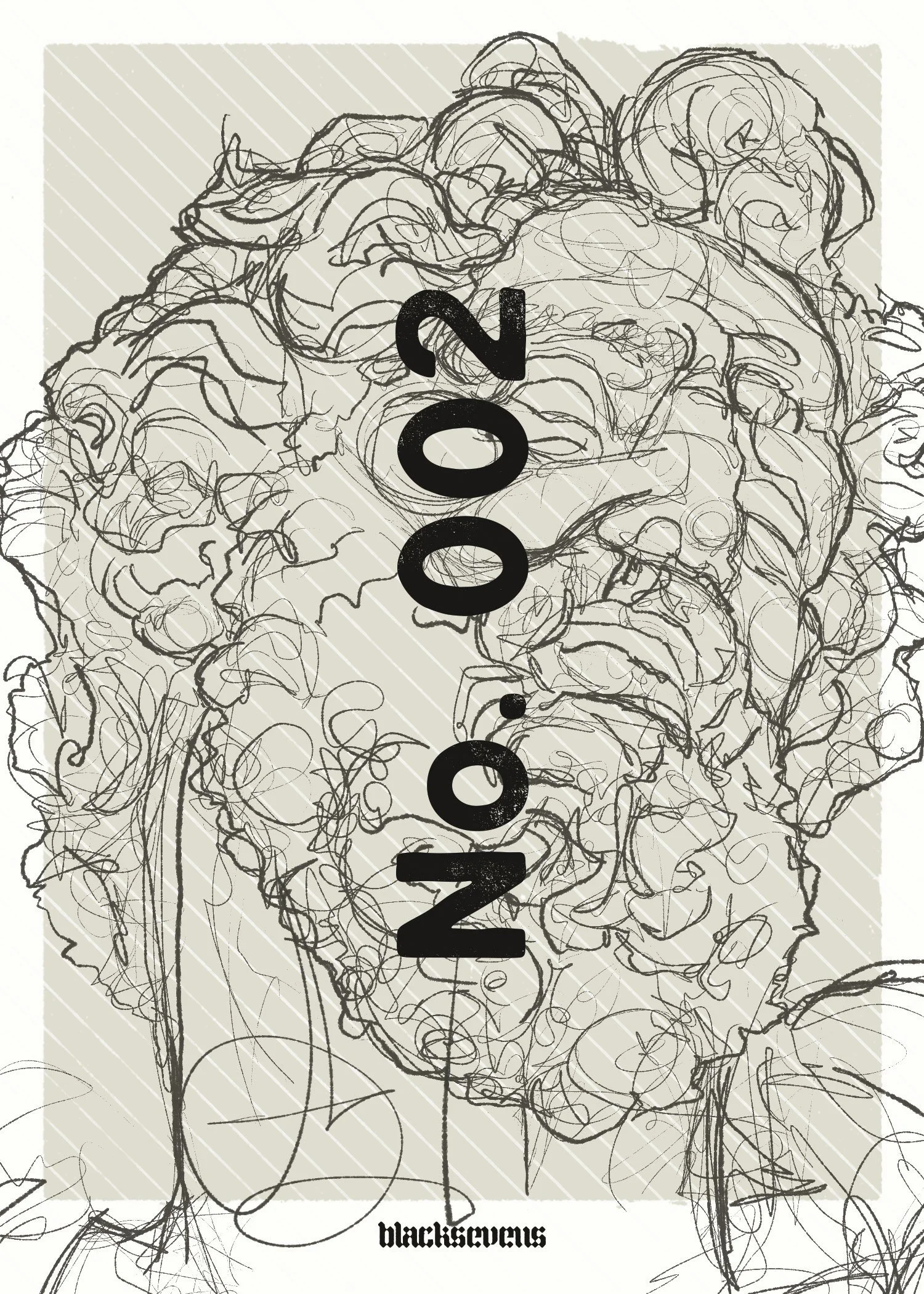 Elsewhere, Alive No. 002M / Sketch (2026) by Blacksevens / Cristian Whitney explores transformation, consciousness, and art beyond the body—blending digital and handmade expression.