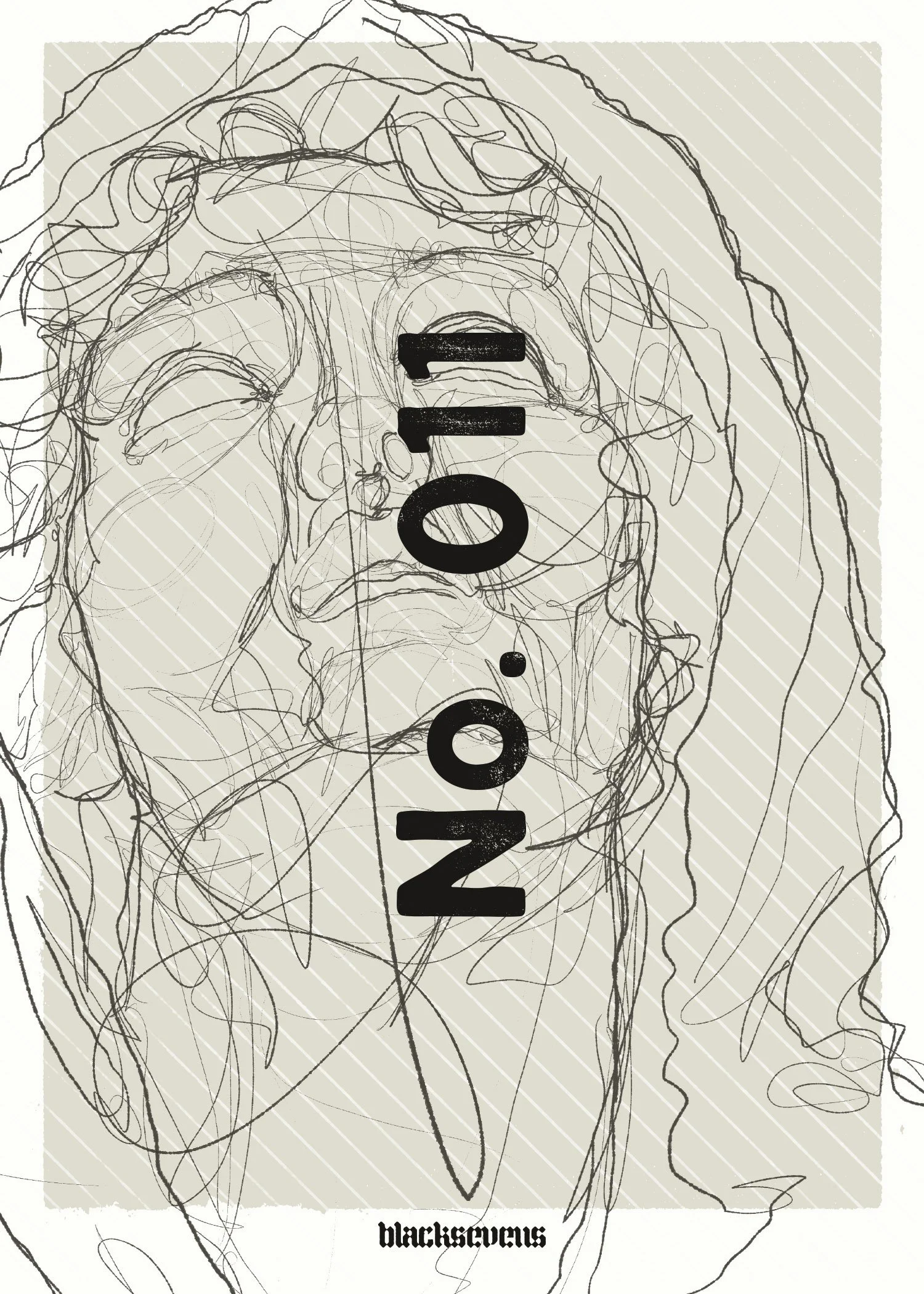 Elsewhere, Alive. No. 011 / Sketch  (2026) by Blacksevens / Cristian Whitney explores transformation, consciousness, and art beyond the body—blending digital and handmade expression.