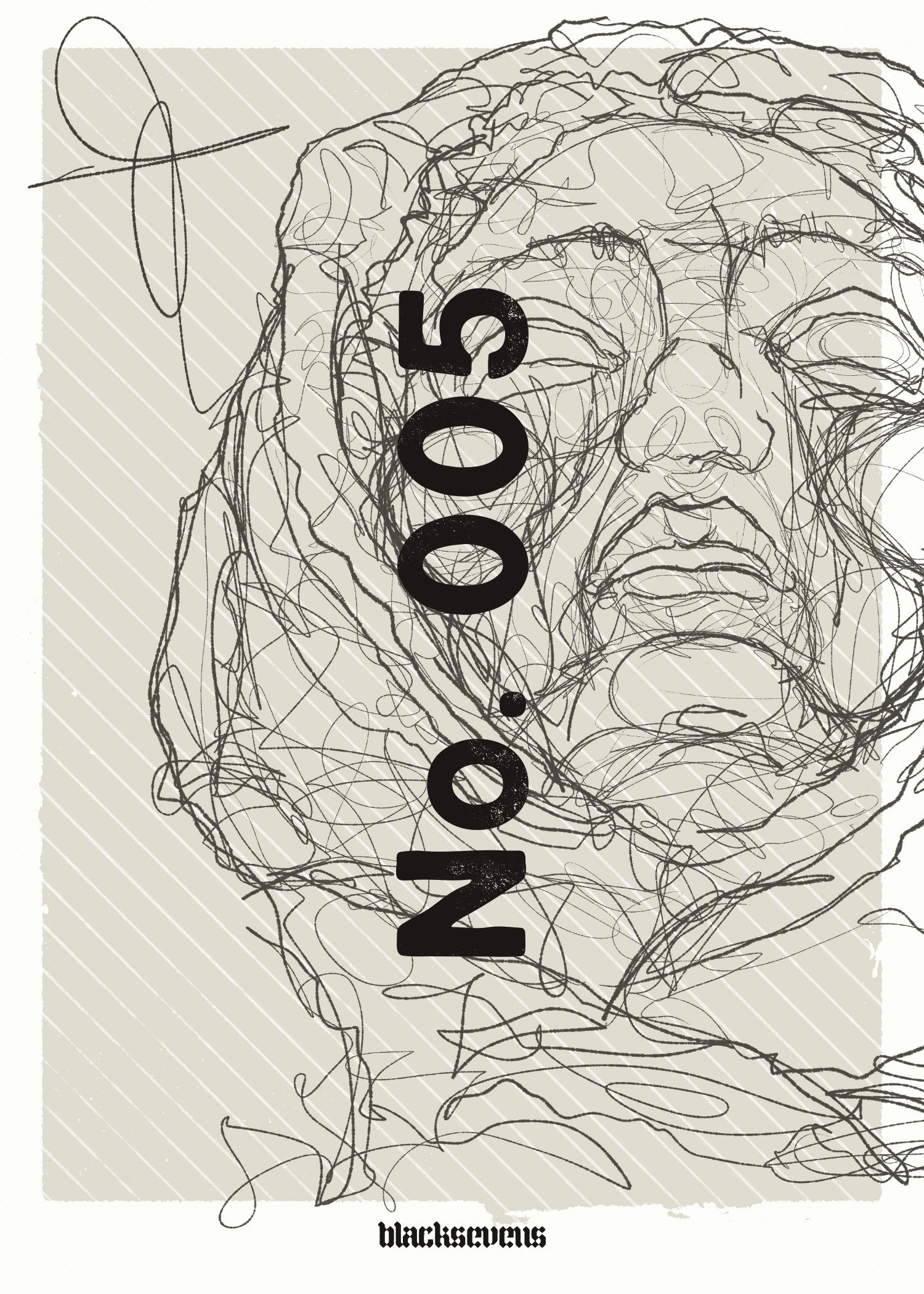 Elsewhere, Alive. No. 005 Sketch (2026) by Blacksevens / Cristian Whitney explores transformation, consciousness, and art beyond the body—blending digital and handmade expression.