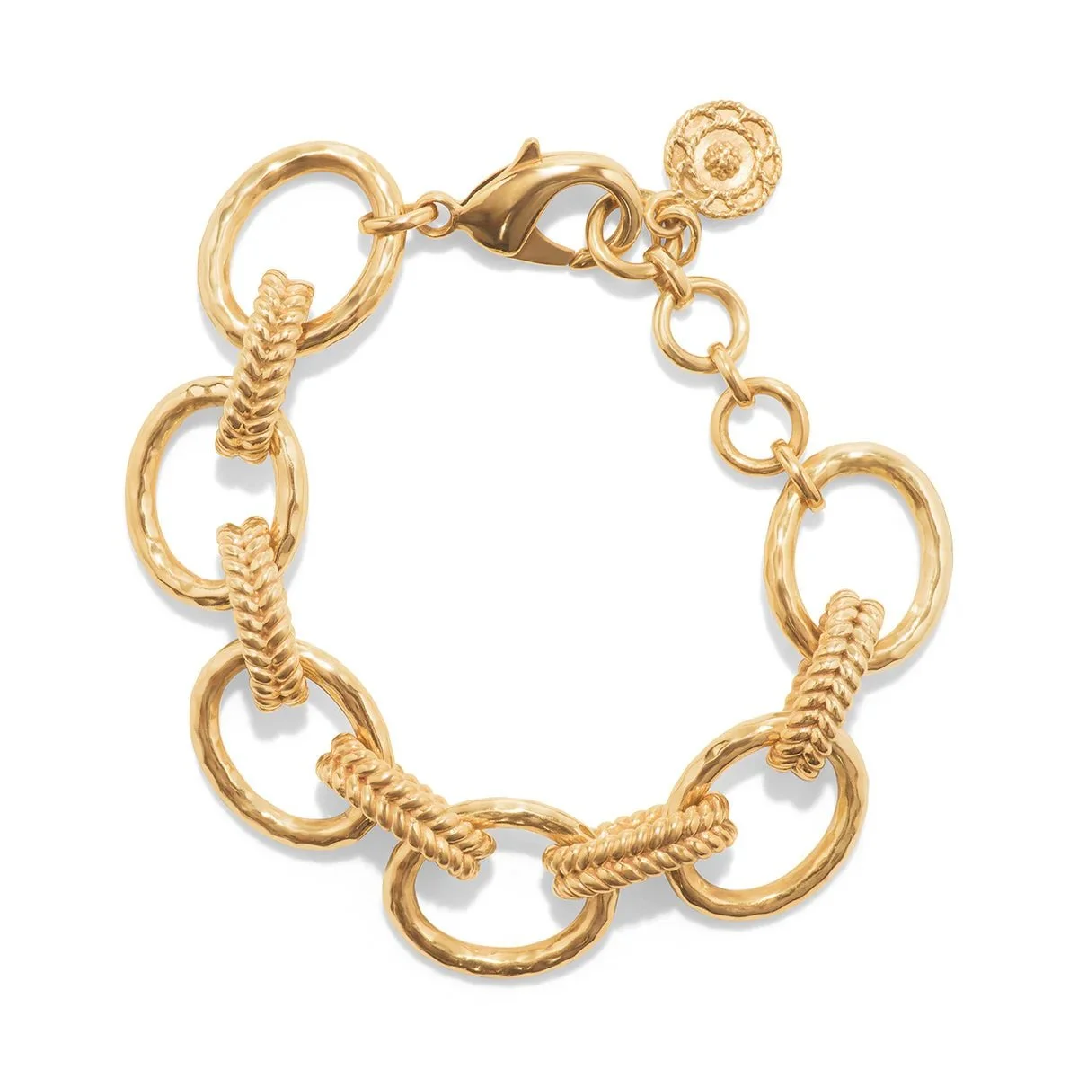 Capucine De Wulf - Cleopatra Regal Link Bracelet, 7+1.5" - Gold