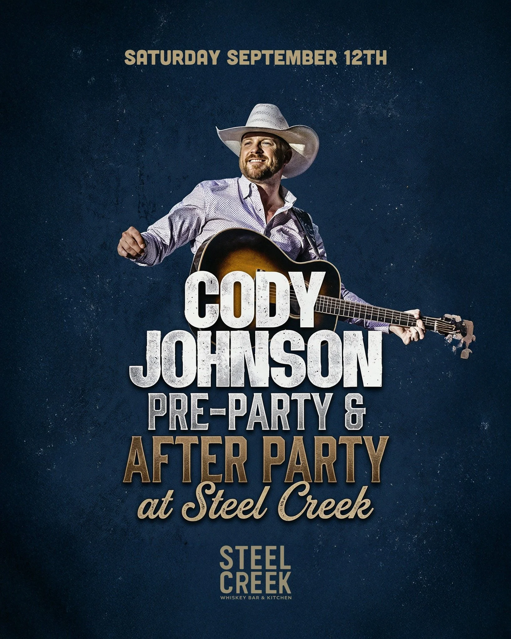 THE ULTIMATE CODY JOHNSON PRE-PARTY &amp; AFTER PARTY IS AT STEEL CREEK!

Make Steel Creek your home base for the big concert! Start the night with us, party with the Steel Creek crew at the Tacoma Dome, then head back after the show and keep it goin
