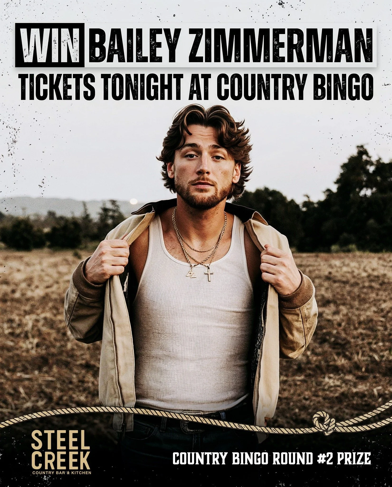 🎟️ WIN A PAIR OF BAILEY ZIMMERMAN TICKETS TONIGHT! 🤠🔥

We&rsquo;re giving away a PAIR OF TICKETS to see BAILEY ZIMMERMAN at the Washington State Fair as our ROUND #2 PRIZE at Country Bingo tonight!

Never played Country Bingo? It&rsquo;s simple &m