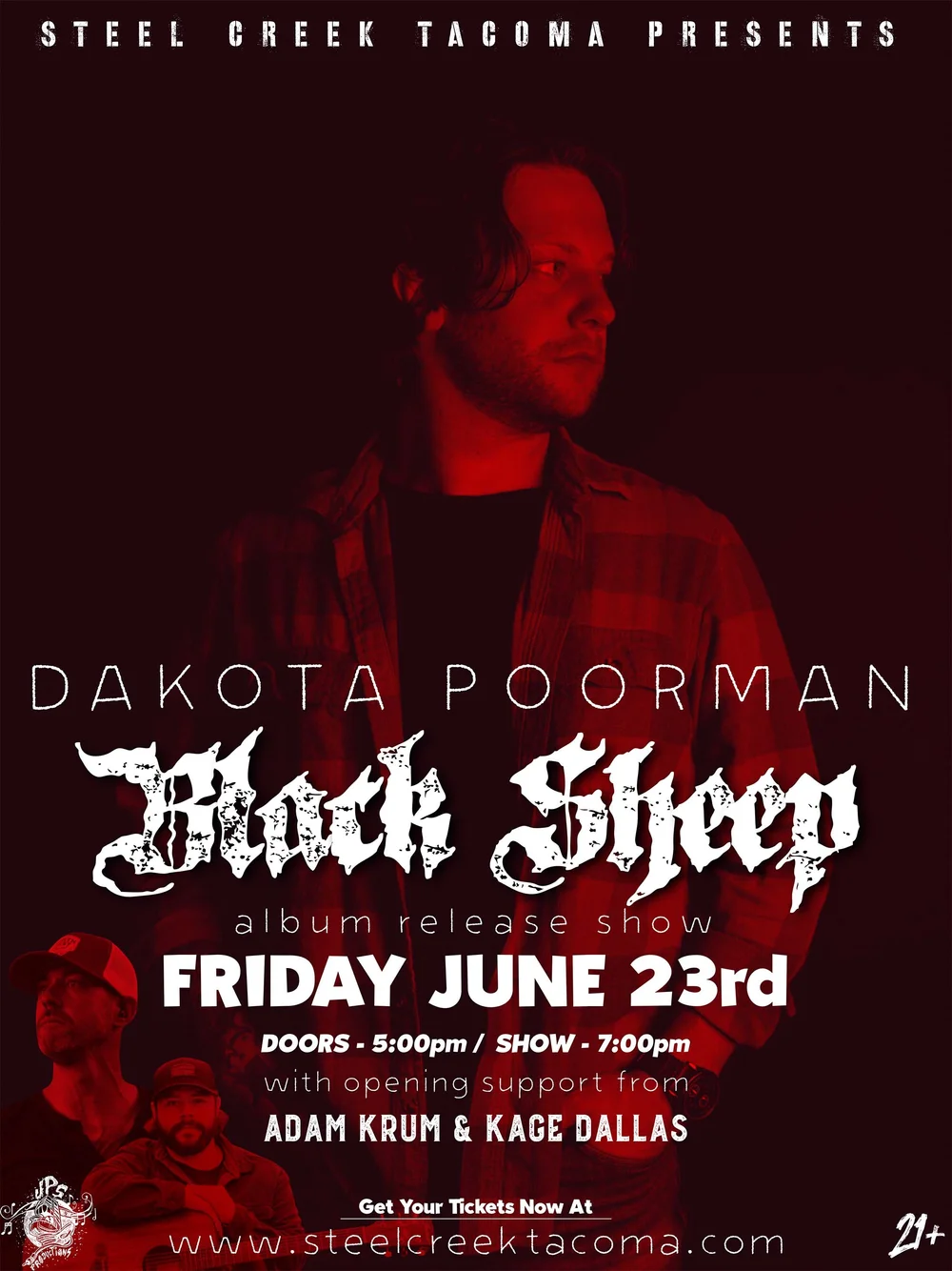 Dakota Poorman Black Sheep Album Release — Steel Creek Country Lives Here