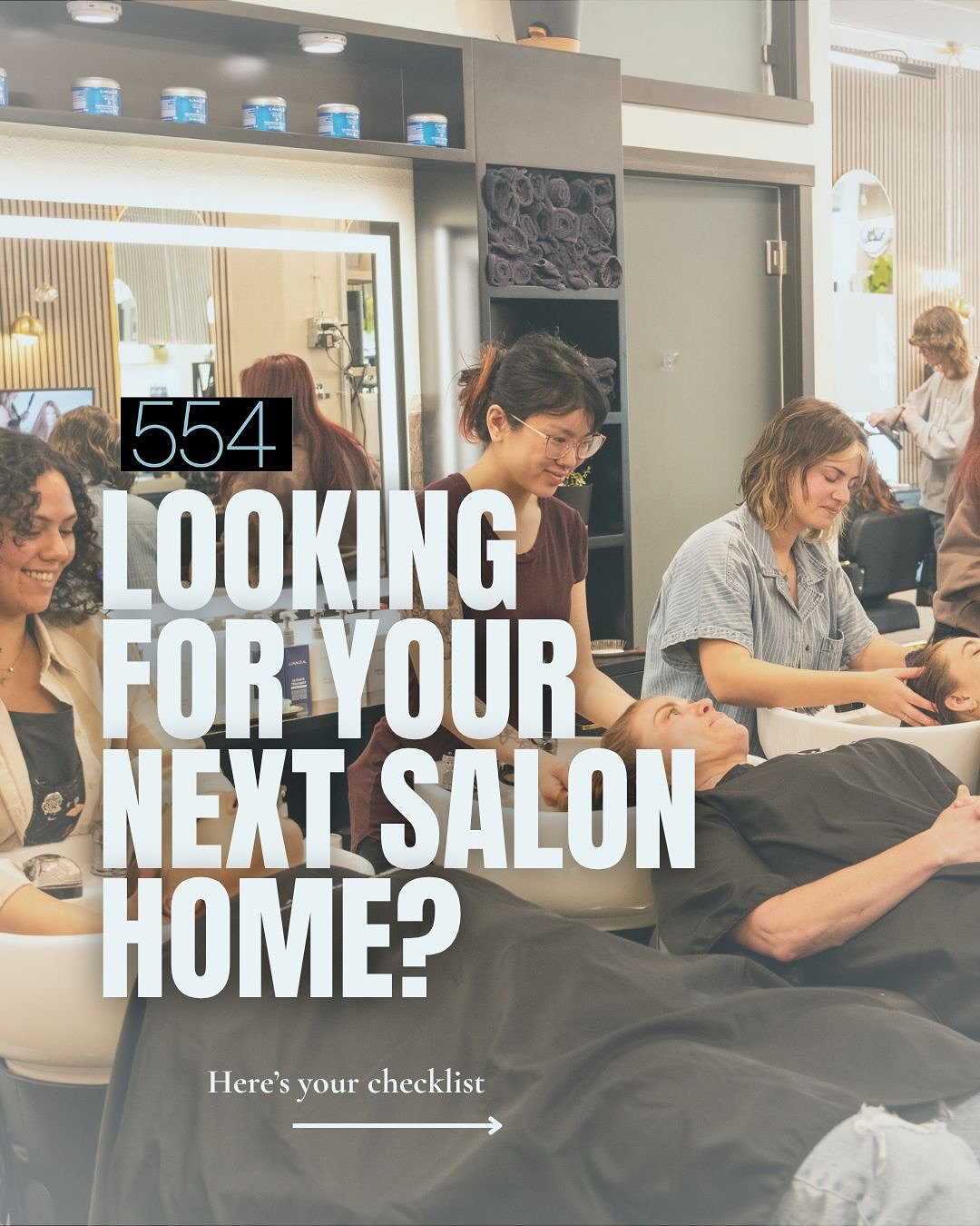 It starts with a hello at the front desk. A warm smile. The scent of your favorite products in the air. ✨

You sit down, and for the next hour (or two), it&rsquo;s all about you. your hair, your style, your moment.

At Salon 554, we don&rsquo;t just 