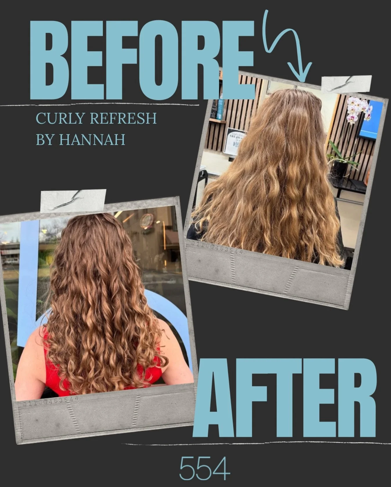 ✨ Schedule your Curly Refresh with Hannah ✨

Your curls deserve a specialist&rsquo;s touch&mdash;and Hallie is our in-house curly expert! From the moment you sit in her chair, you&rsquo;ll feel the difference. She&rsquo;ll listen to your curl story, 