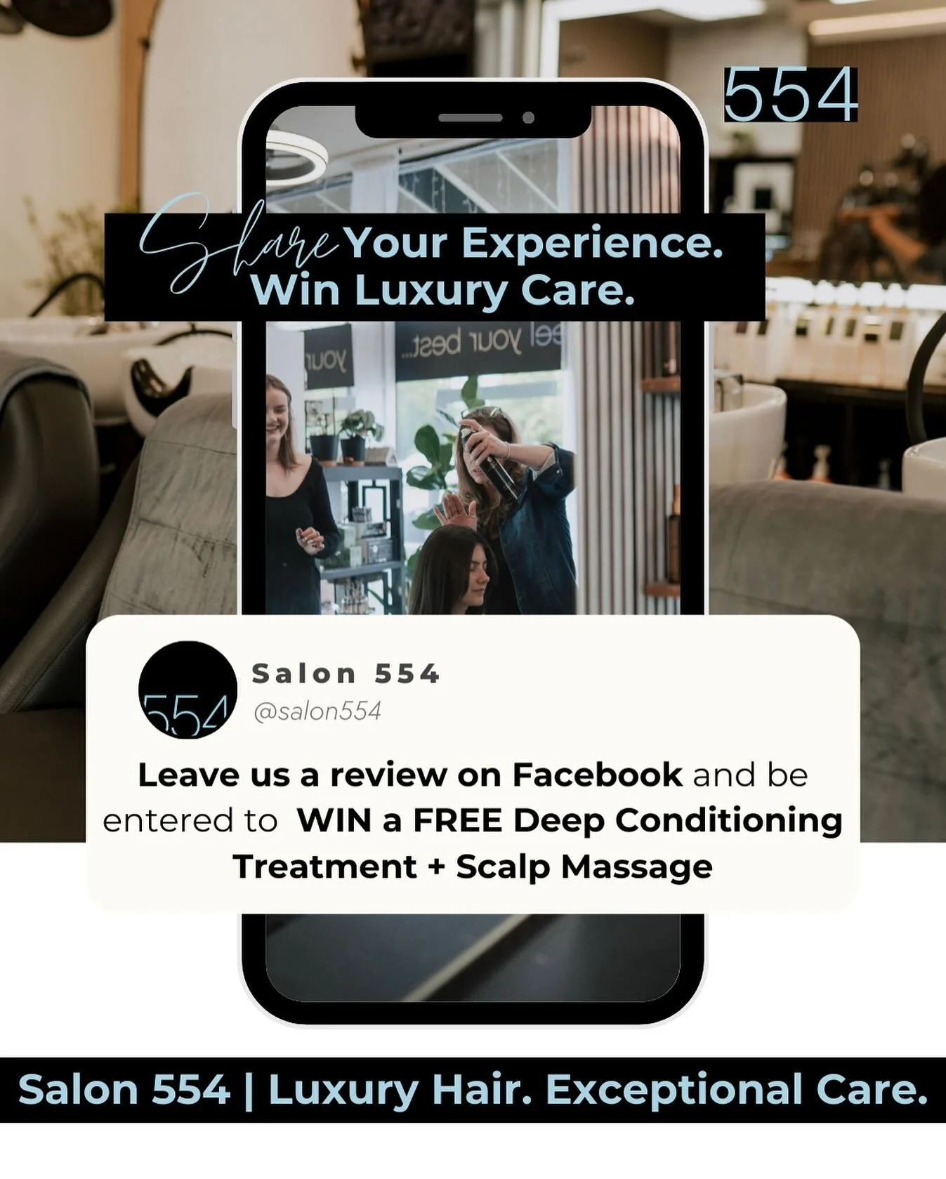 ✨ Your voice matters, and we want to hear from you!

When you leave us a review on Facebook, you&rsquo;ll be entered to WIN a FREE Deep Conditioning Treatment + Scalp Massage 💆&zwj;♀️💆&zwj;♂️. It&rsquo;s our way of saying thank you for being part o