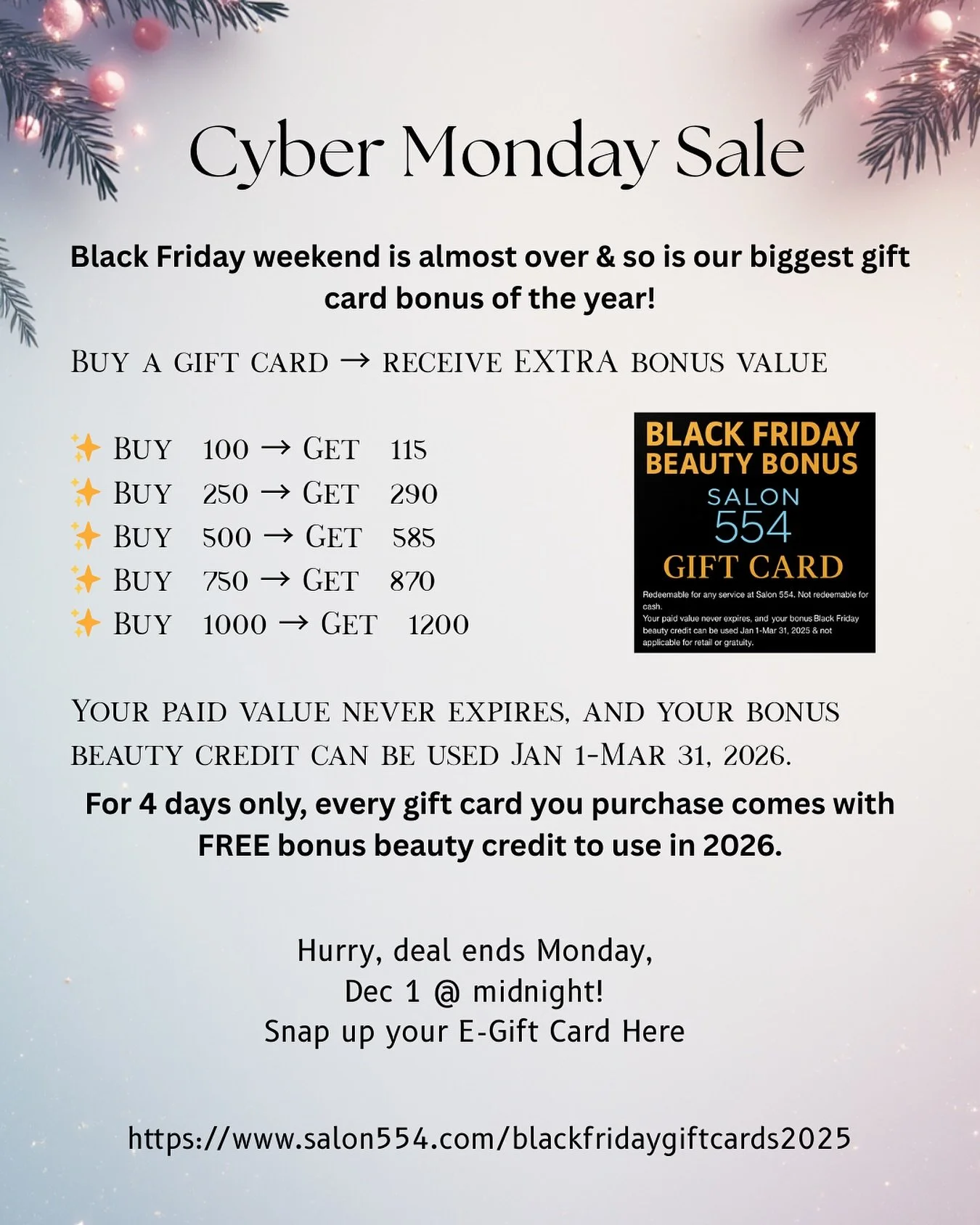 The holidays can remind us how special it feels to give (and receive) a little extra care. ✨💕

As we wrap up Black Friday weekend, here&rsquo;s a little something that makes treating yourself, or someone you love, a little sweeter.

Untill December 