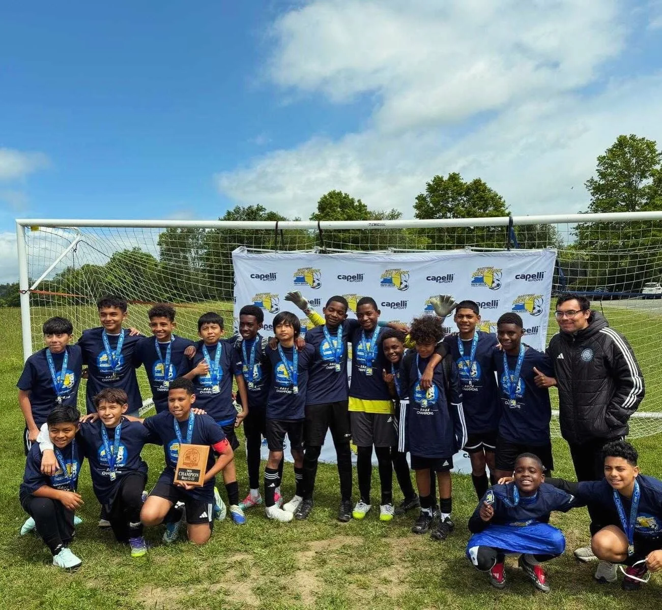 Congratulations to South Bronx United&rsquo;s 2013 Boys! They are officially Eastern New York Challenge Cup Champions with their victory in the Boys U13 Finals this morning! 🏆🏆🏆

Thank you @enysoccer for the tournament and opportunity!

#champions