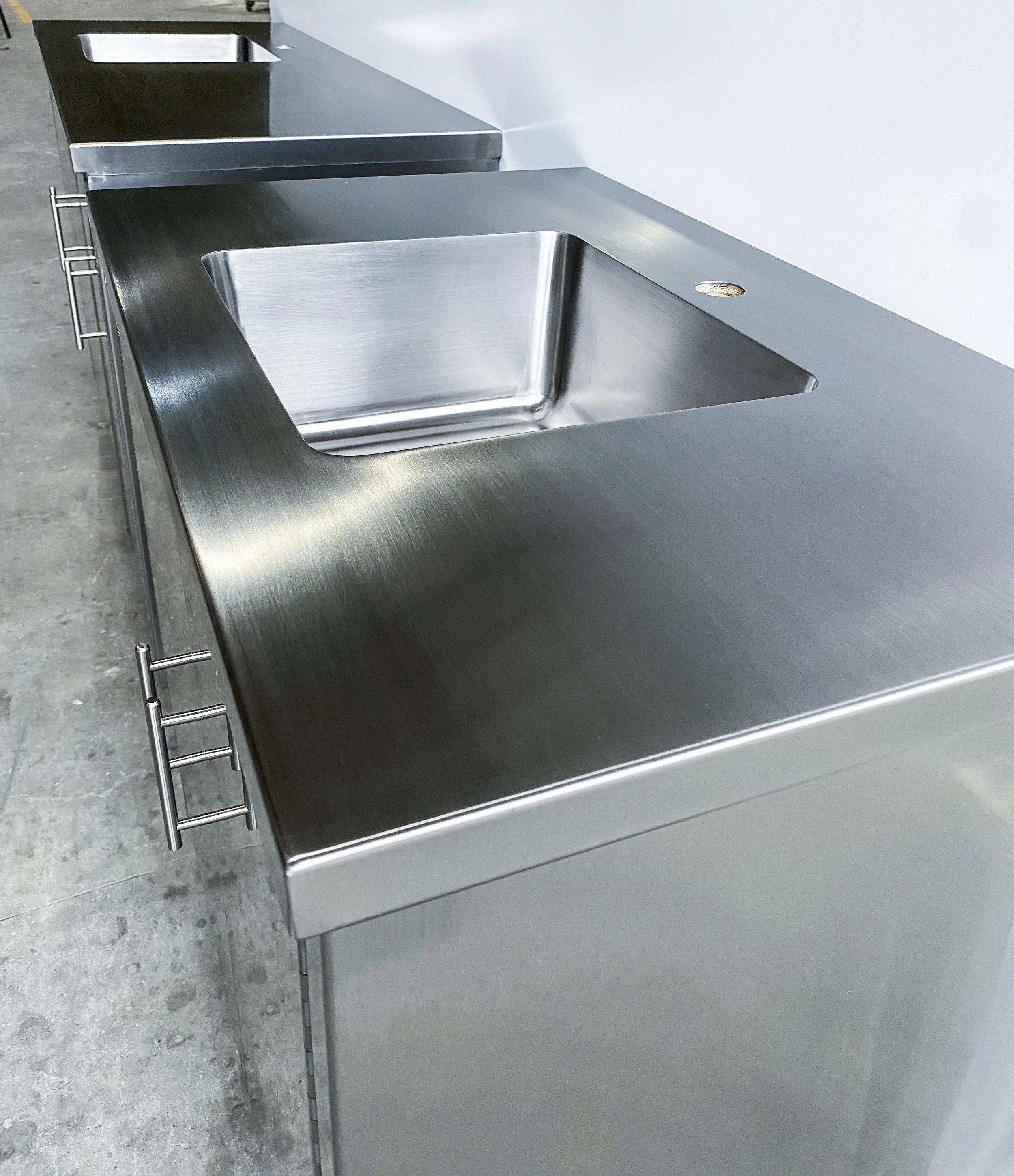 Stainless Steel Vanity Unit