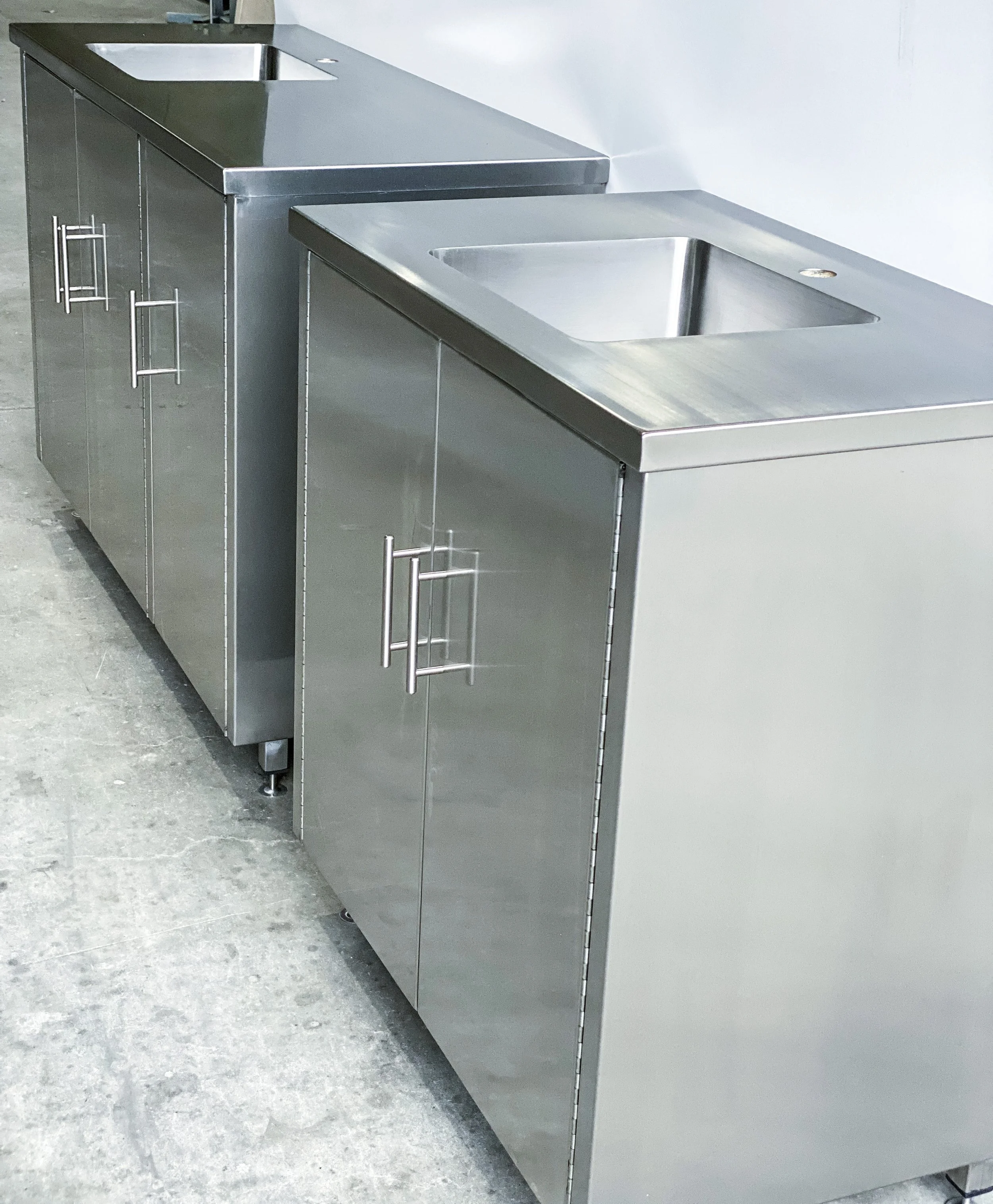 Stainless Steel Vanity Unit