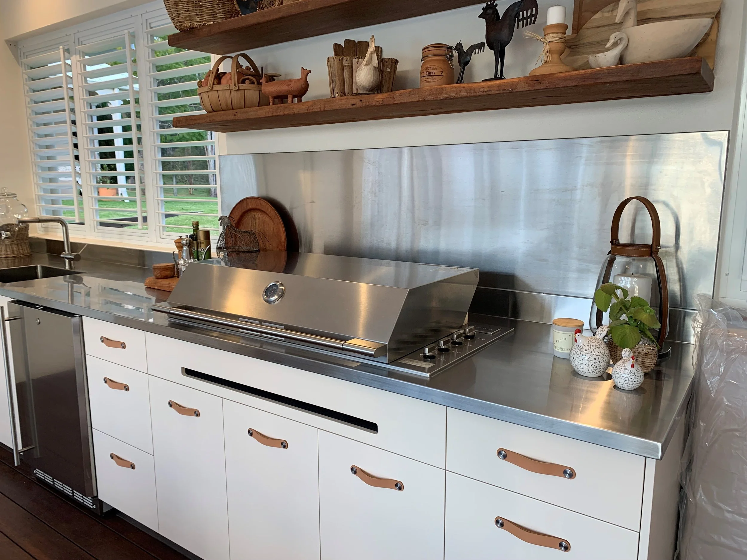 Stainless Steel Pool Room BBQ Benchtop