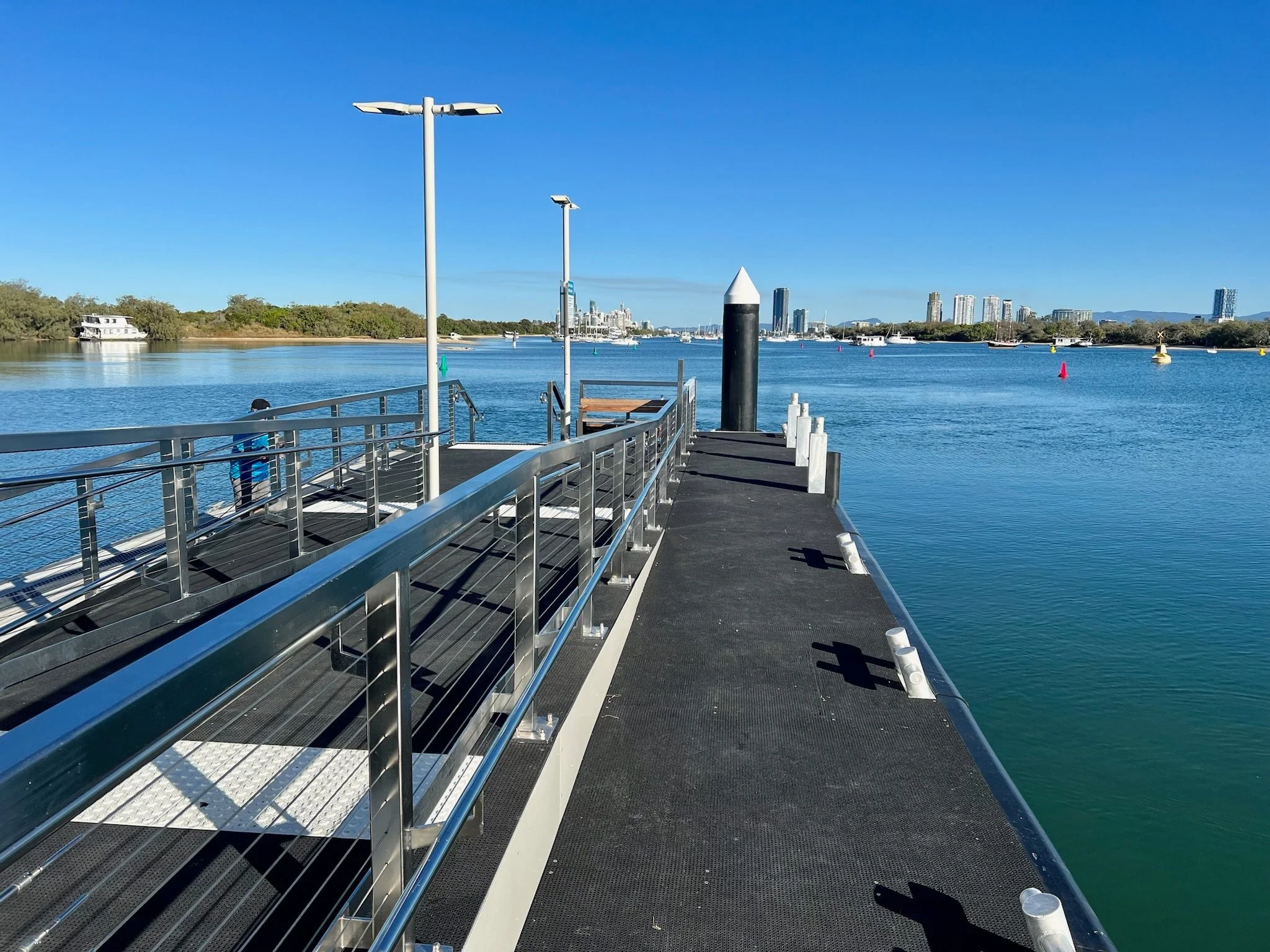 Jetty Rails - working alongside Alder Const