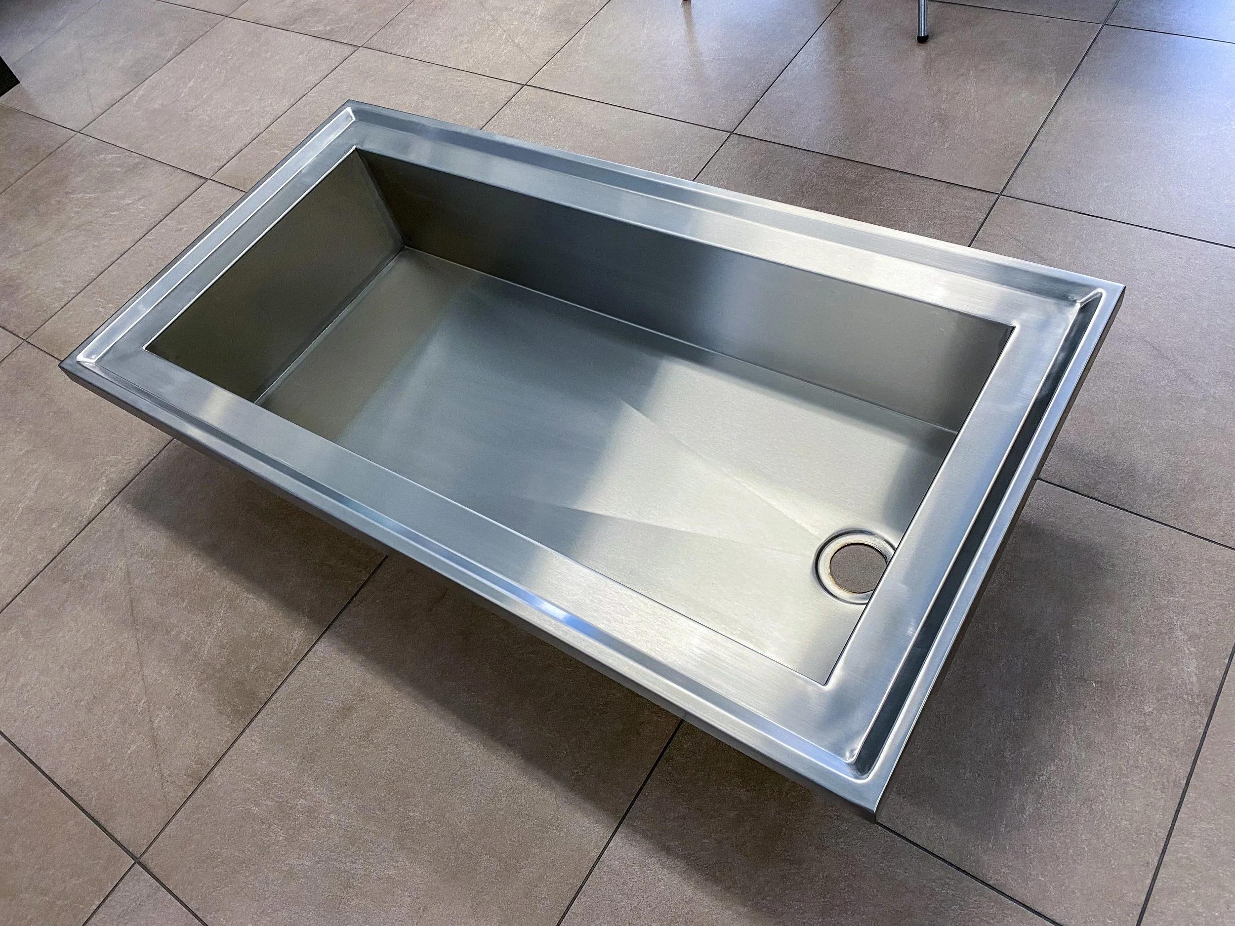 Stainless Steel Art Trough Sink