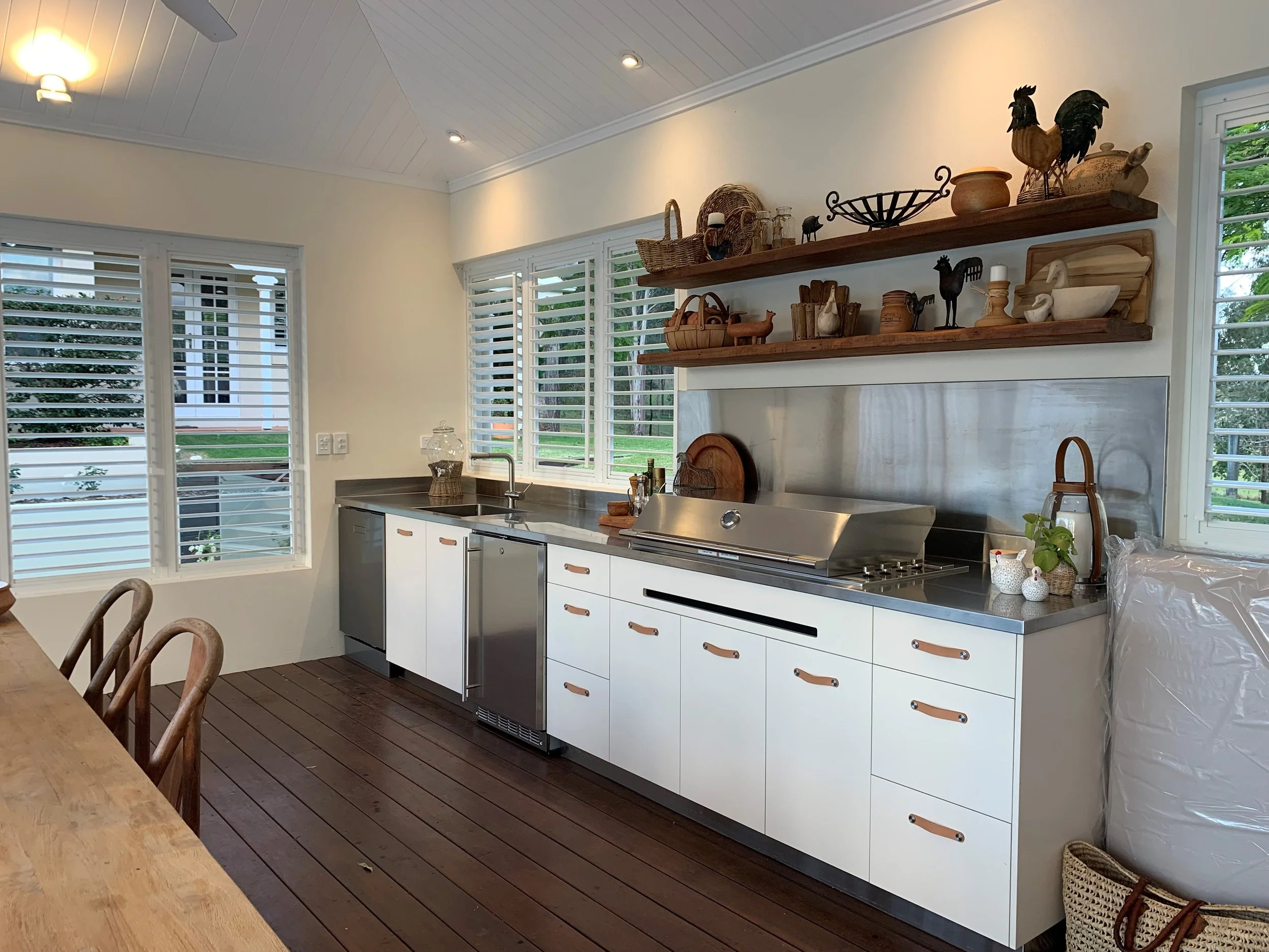 Stainless Steel Pool Room BBQ Benchtop