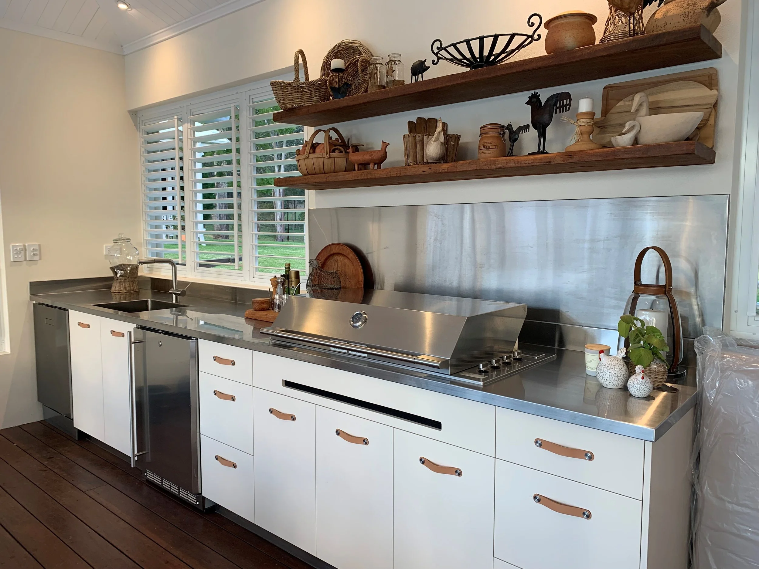 Stainless Steel Pool Room BBQ Benchtop
