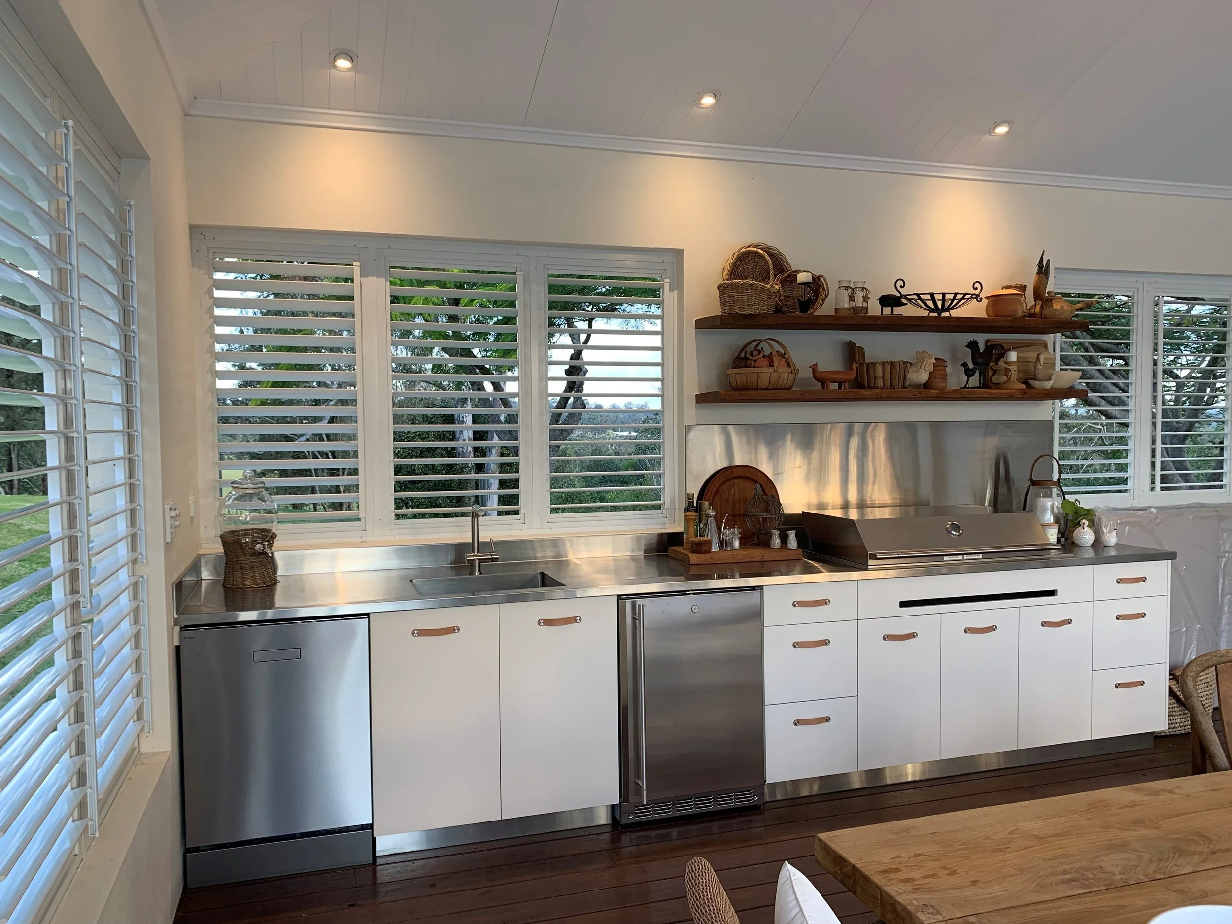 Stainless Steel Pool Room BBQ Benchtop