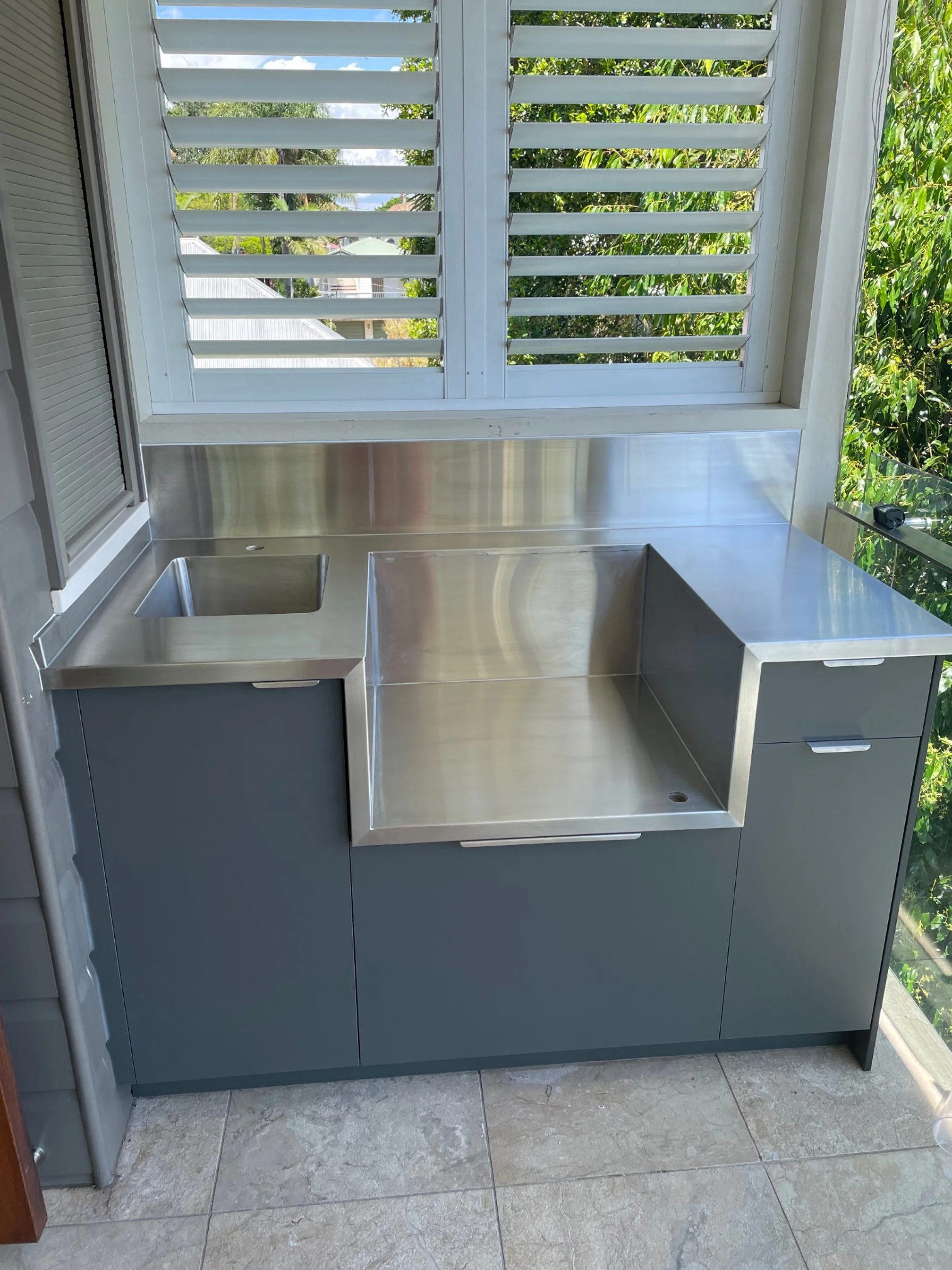 Stainless Steel Outdoor BBQ Kitchen