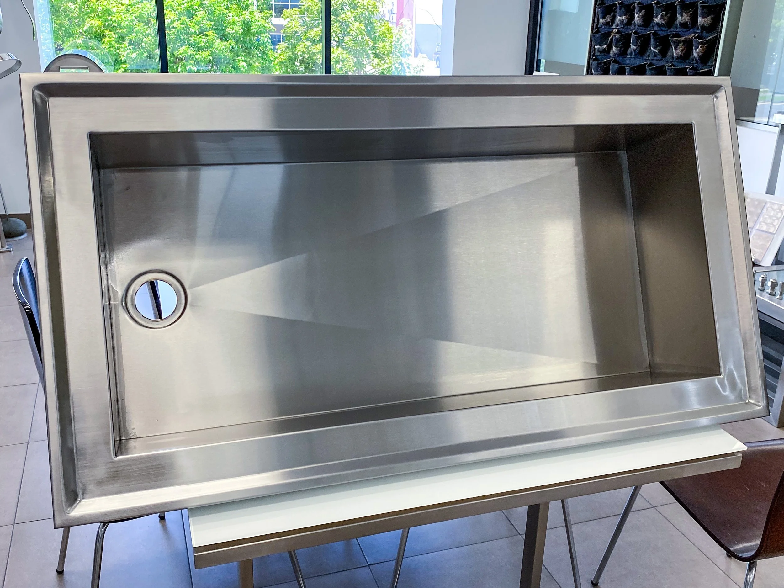 Stainless Steel Art Trough Sink