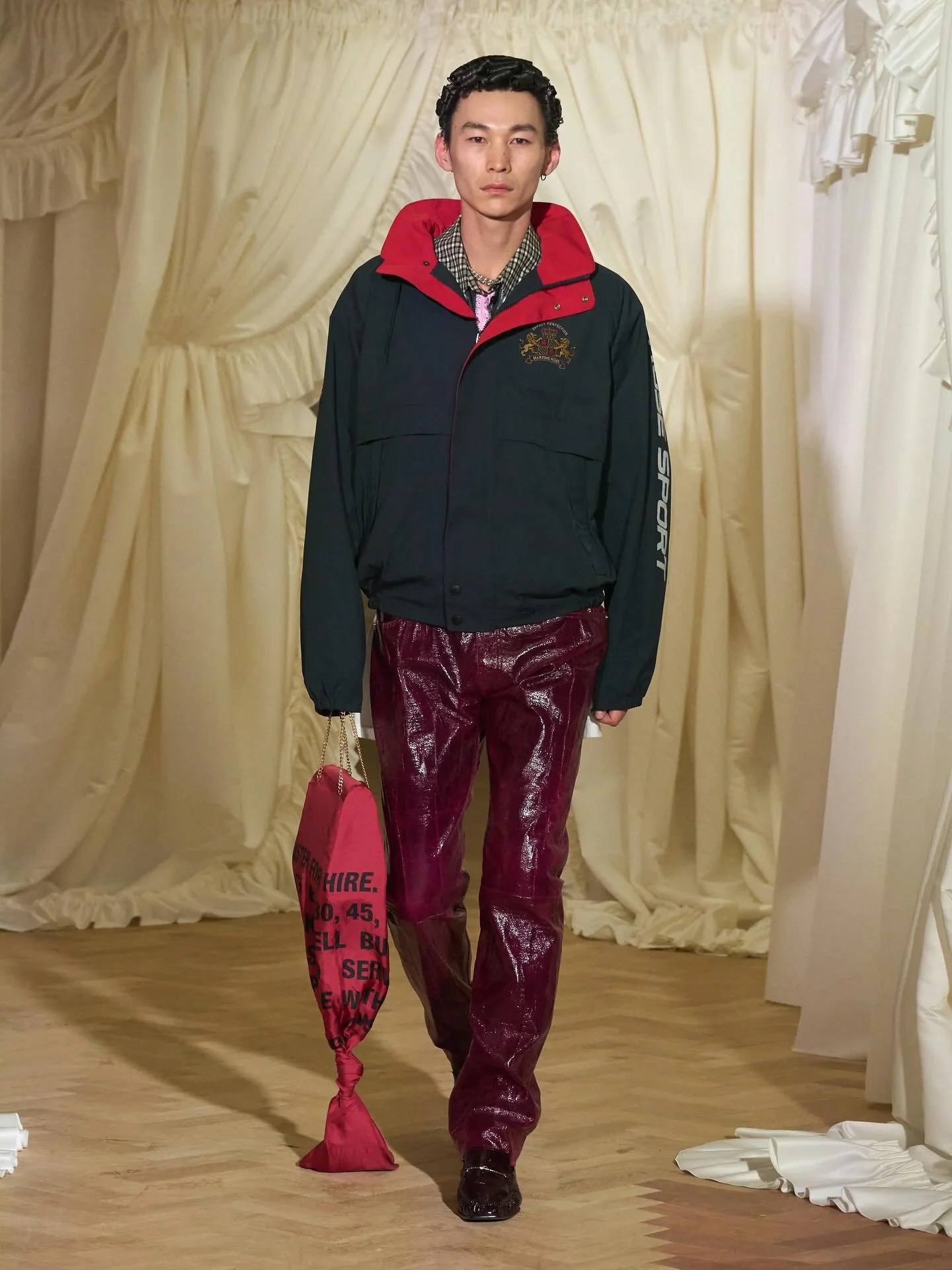 Tsubasa Kawamoto  @cp.tsubasa for Martine Rose @martine_rose  SS26 Menswear - 14th June 2025

#londonfashionweek #martinerose #modelsmilano #modelsmilanoscouting #lfw #soimanagement #fashionweek