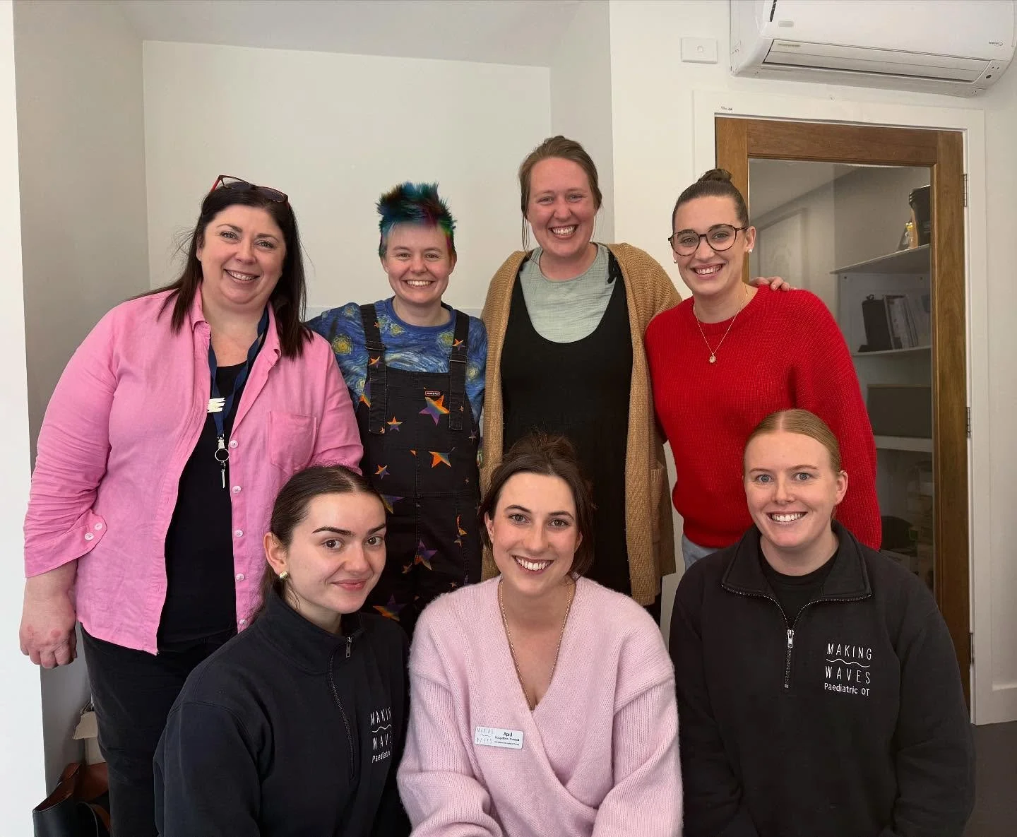 Thanks for popping in and sharing your knowledge on proprioception with us! 

An absolute joy to meet them in person after being online pals for years. Loved every second of it. 

Check out @occuplaytional on instagram and Facebook for their incredib